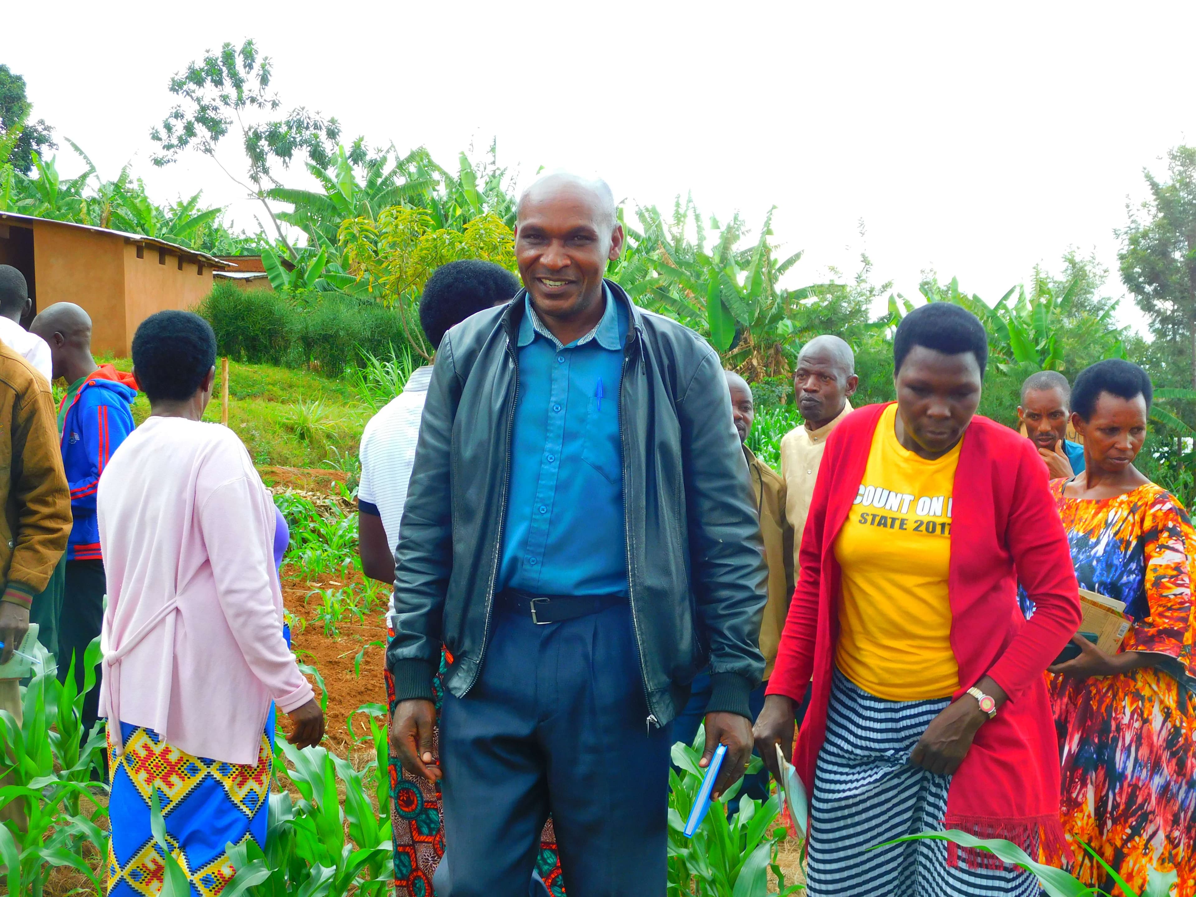 Caregivers appreciate their efforts during one of their farm visitations.