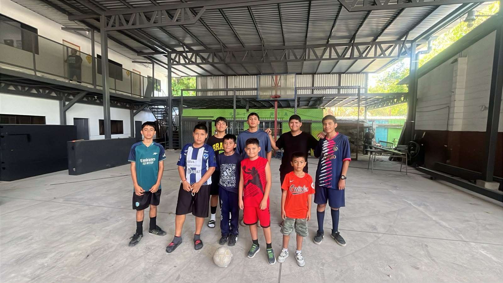 young people from the project