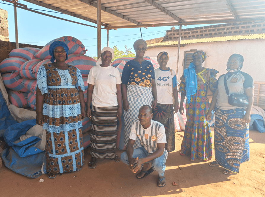 The Women's Bureau with their rice production