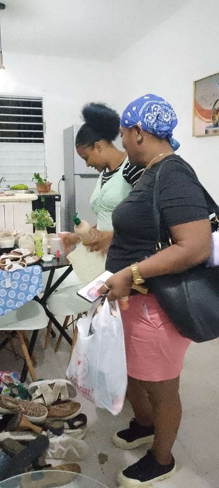 Mother selling