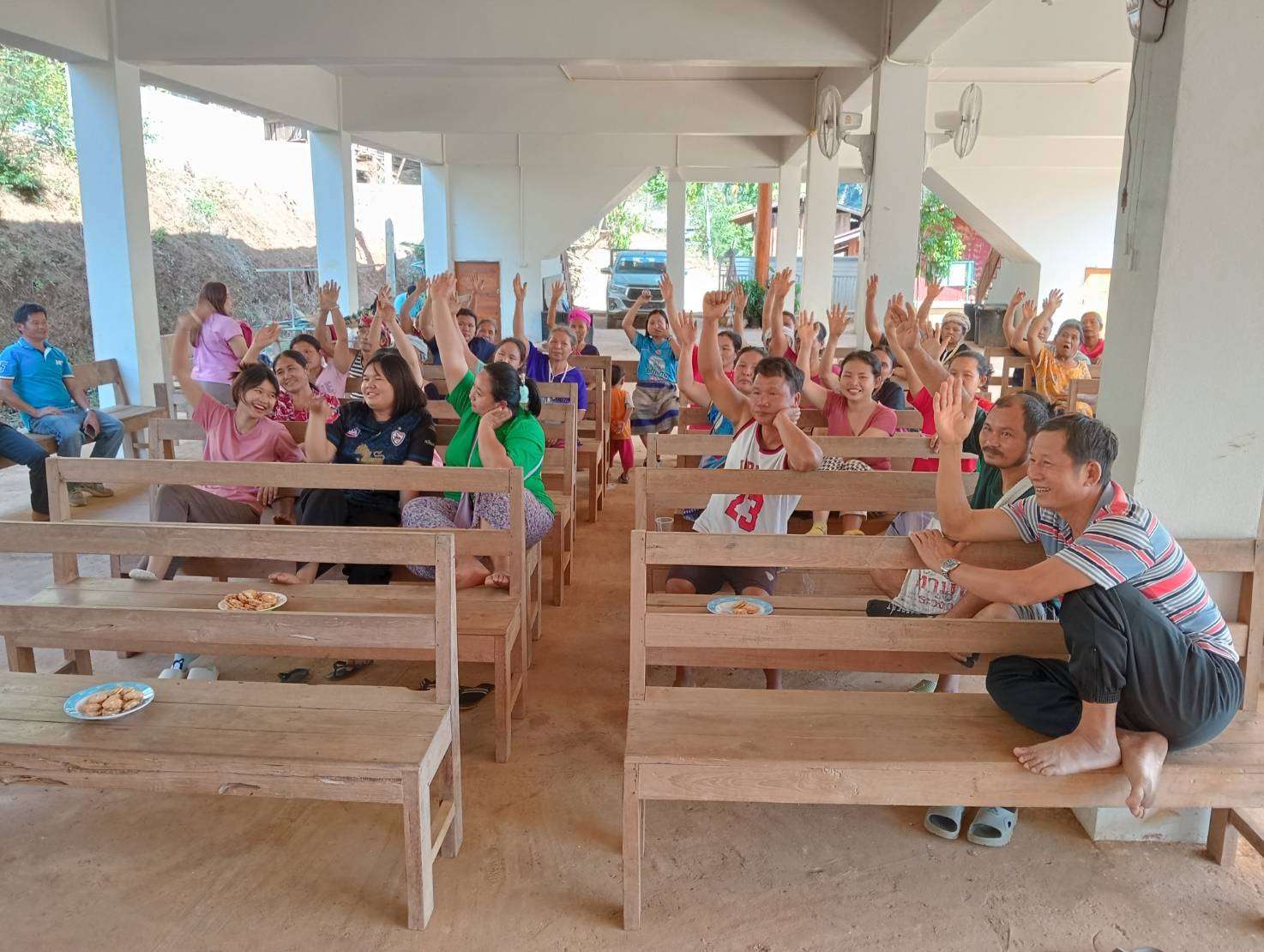 Propose waste issues at the monthly meeting