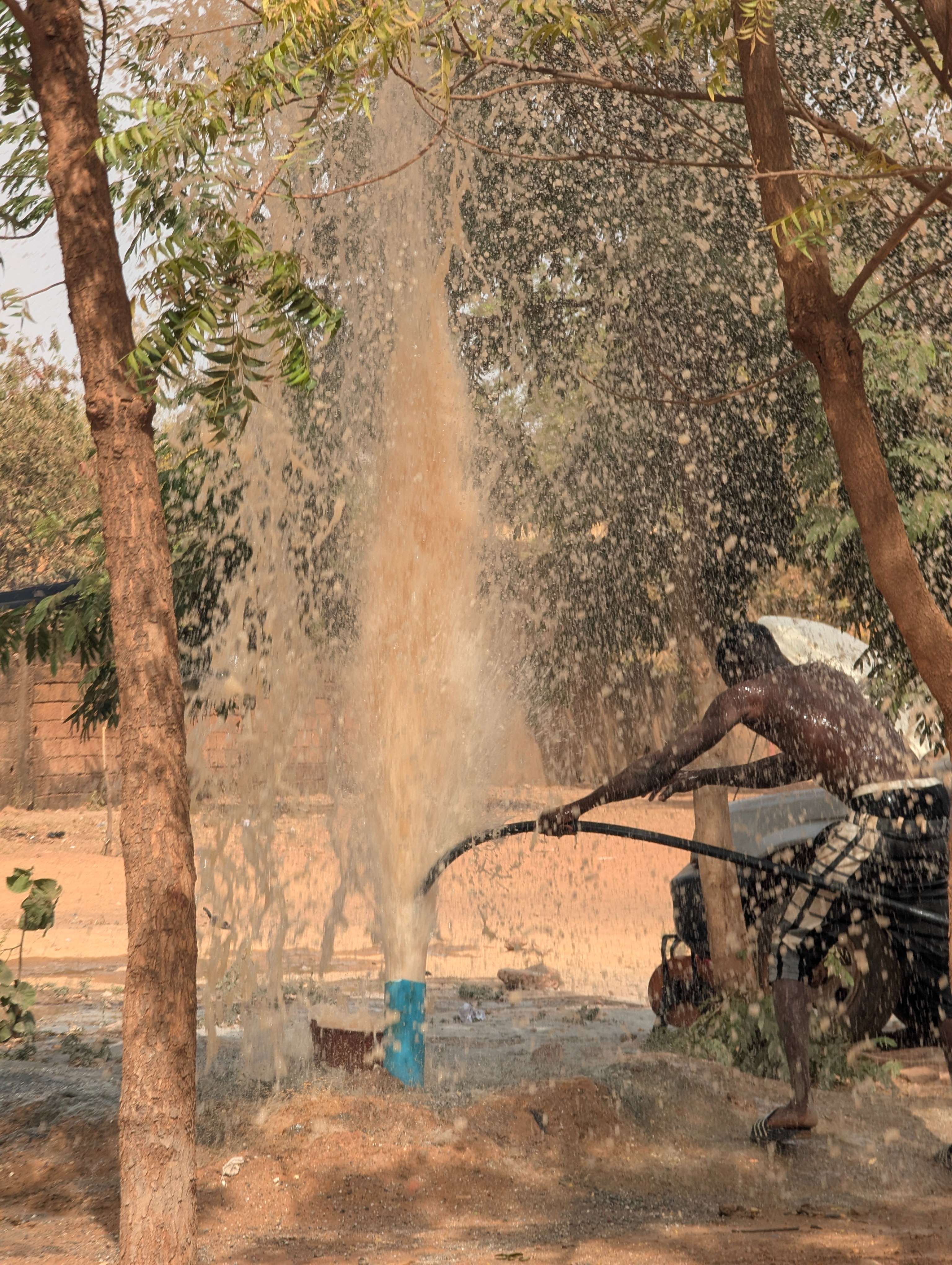 Drilling carried out as part of the project