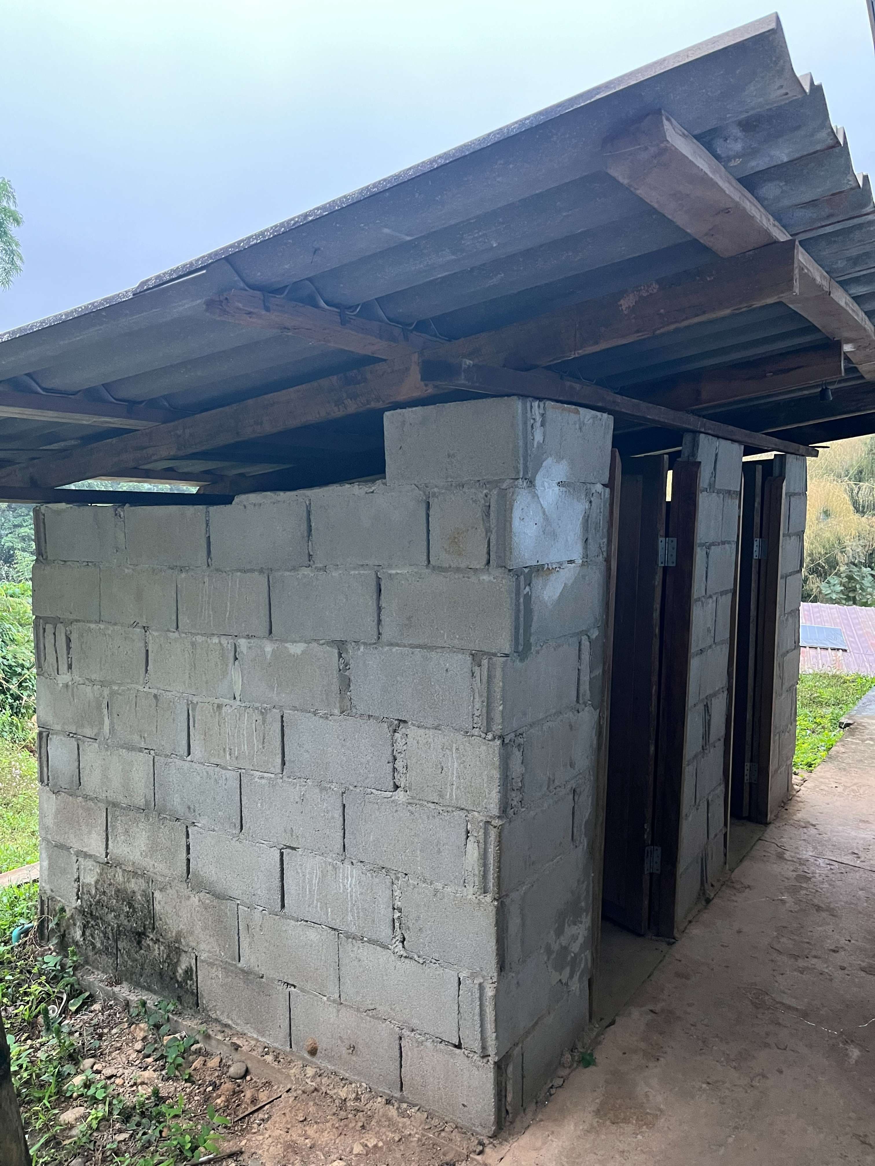 There are only two bathrooms at present.