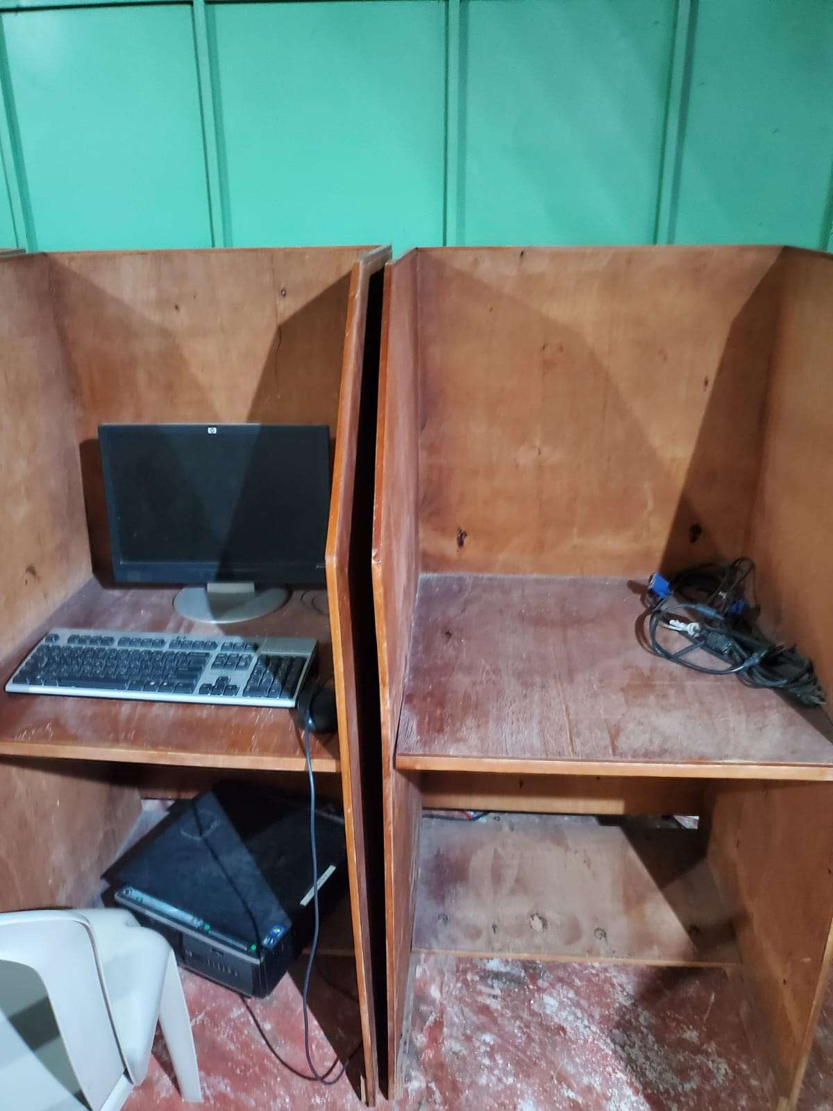 The computers are damaged and do not turn on