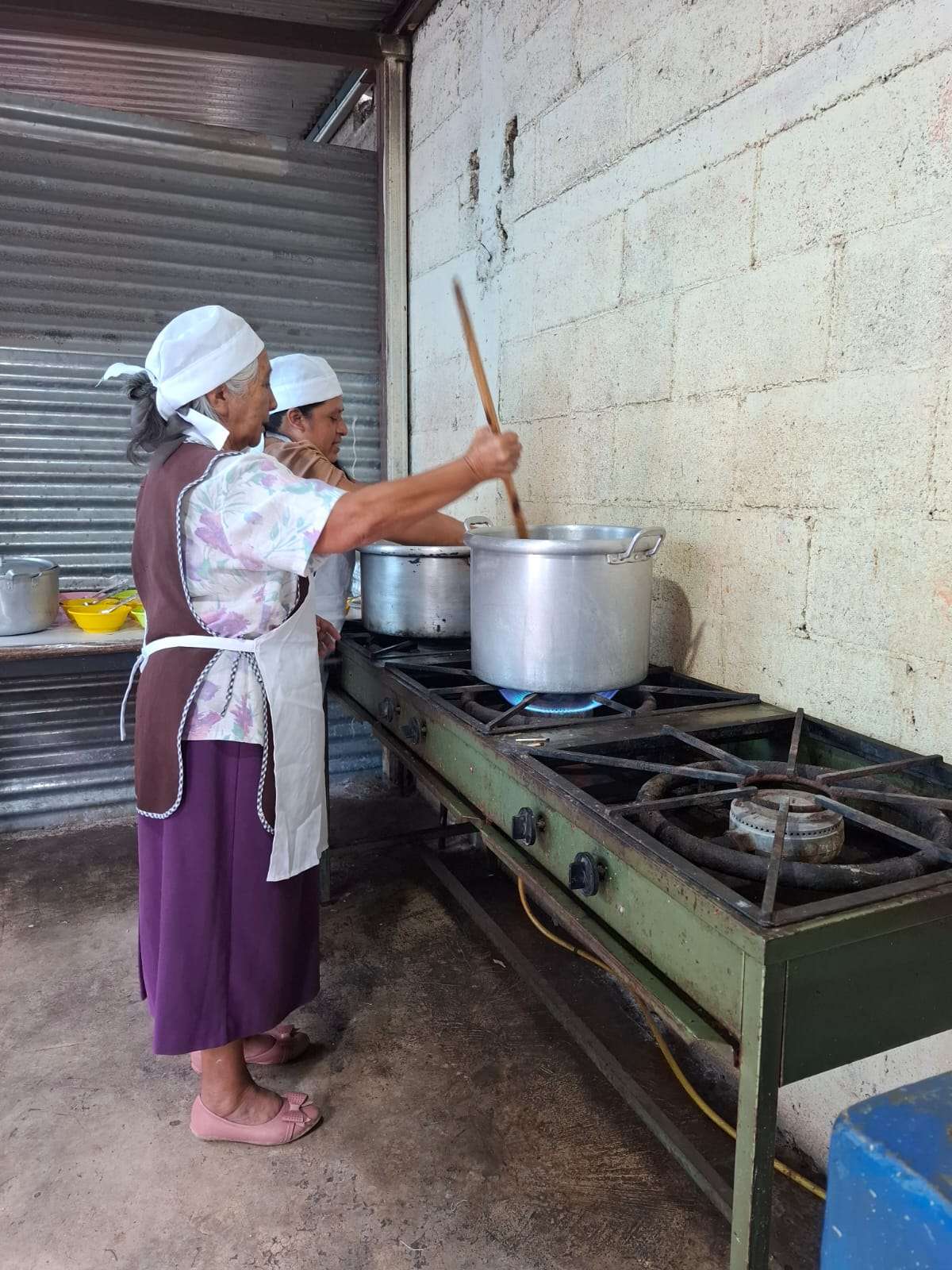cooking food
