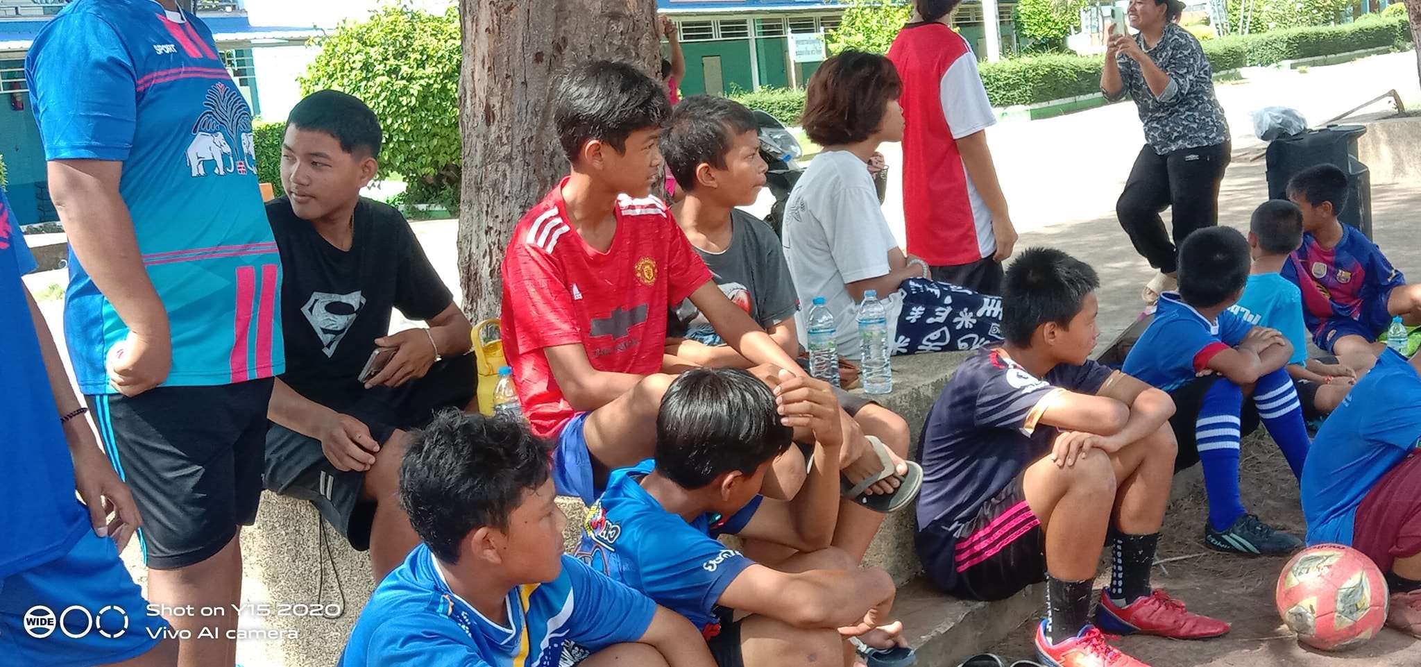 Friends, even in the competition.