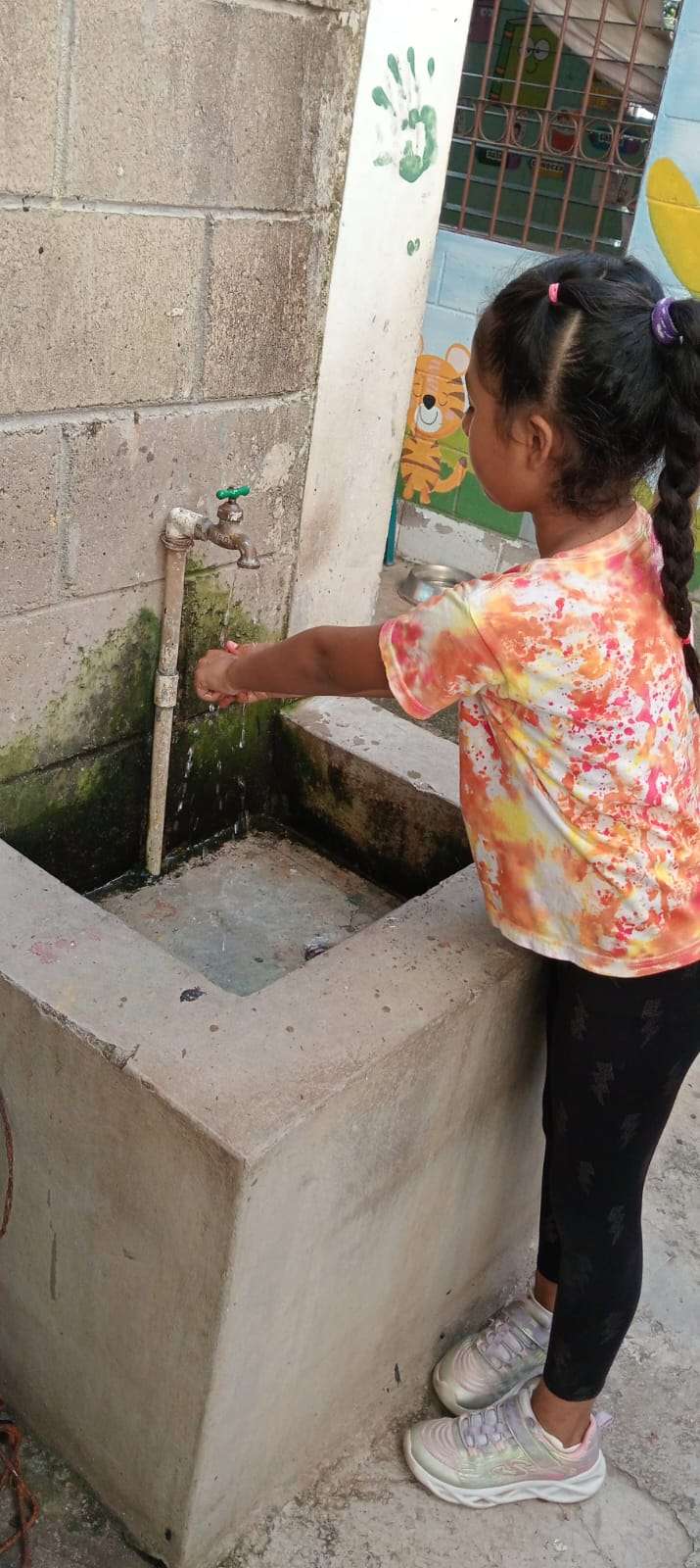Low water flow.