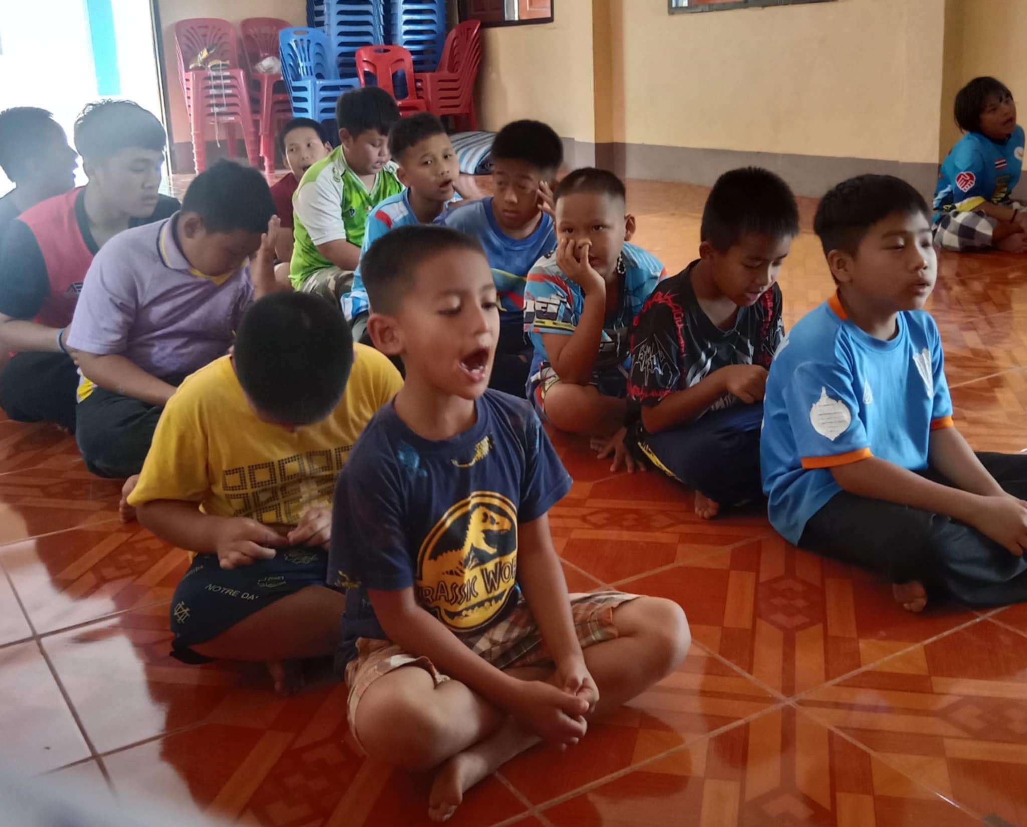 Kids love joining activities and listening closely