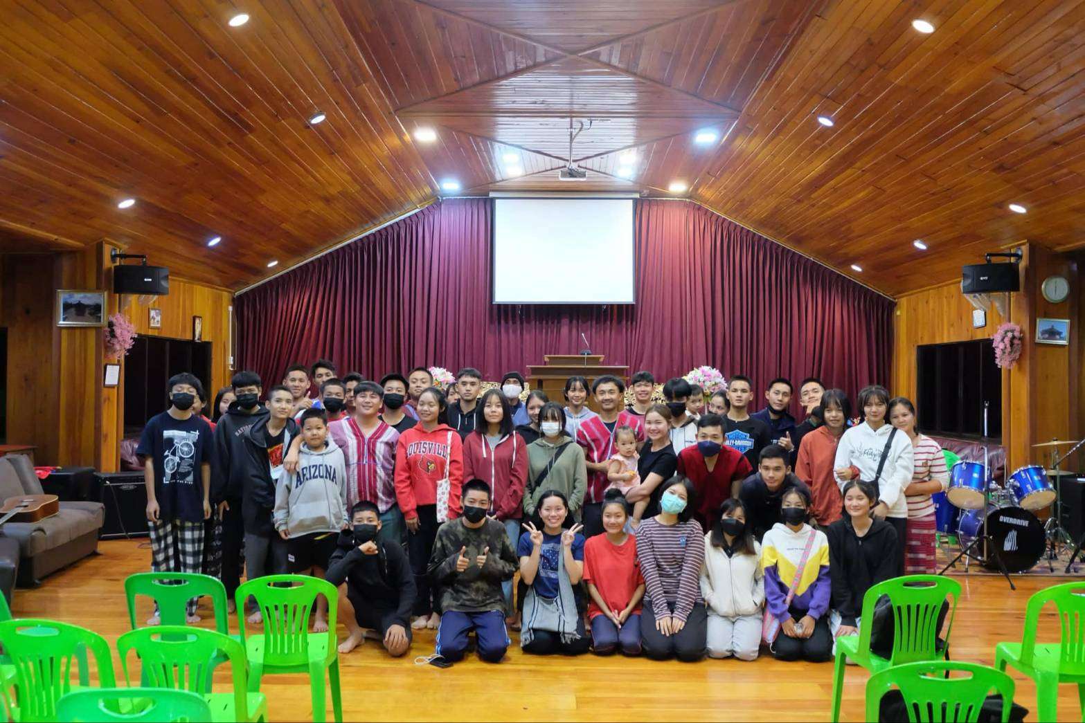 Economic hardship has not kept children away from the house of God