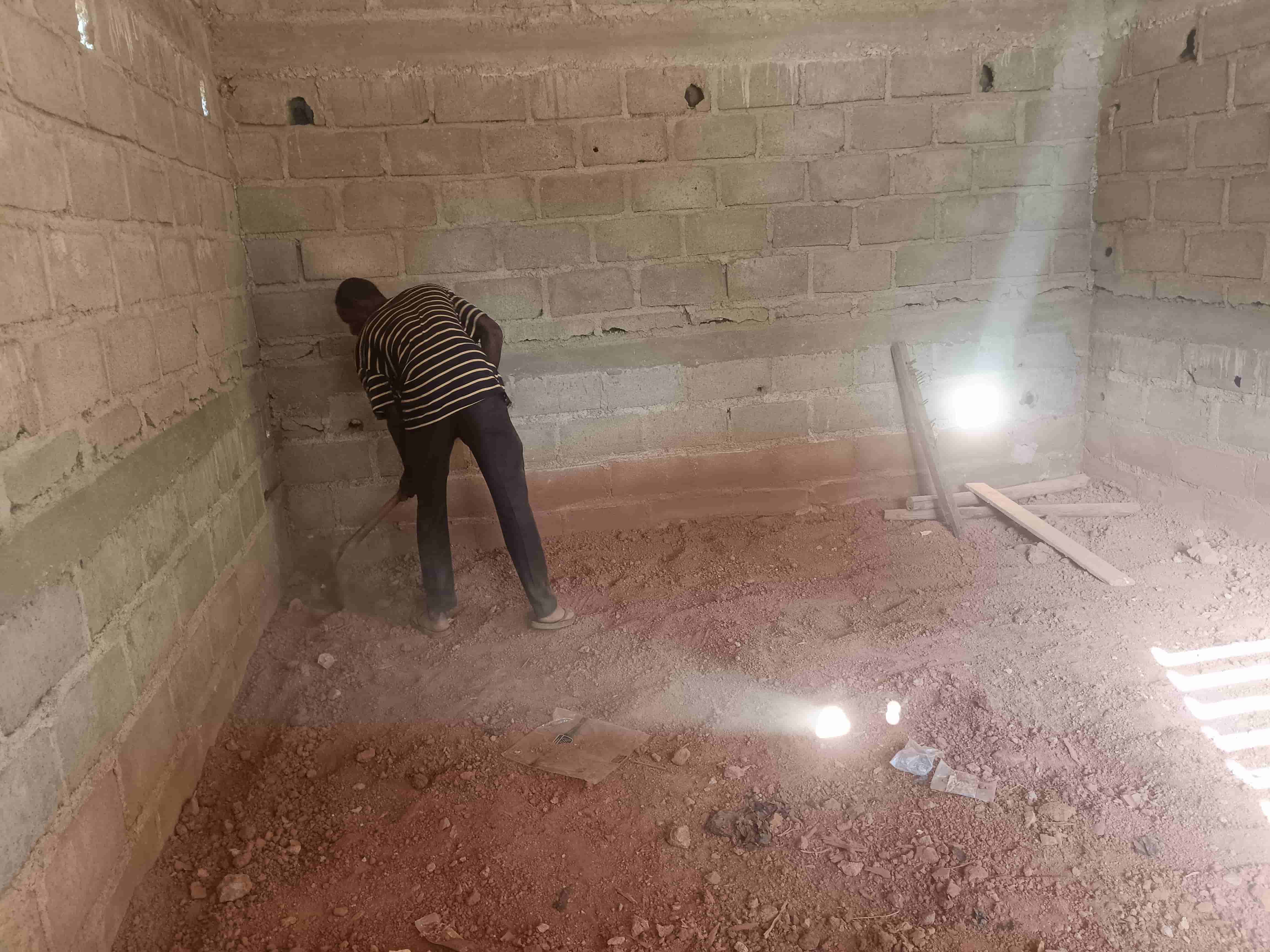 Photo 6: Photo of the classrooms backfill
