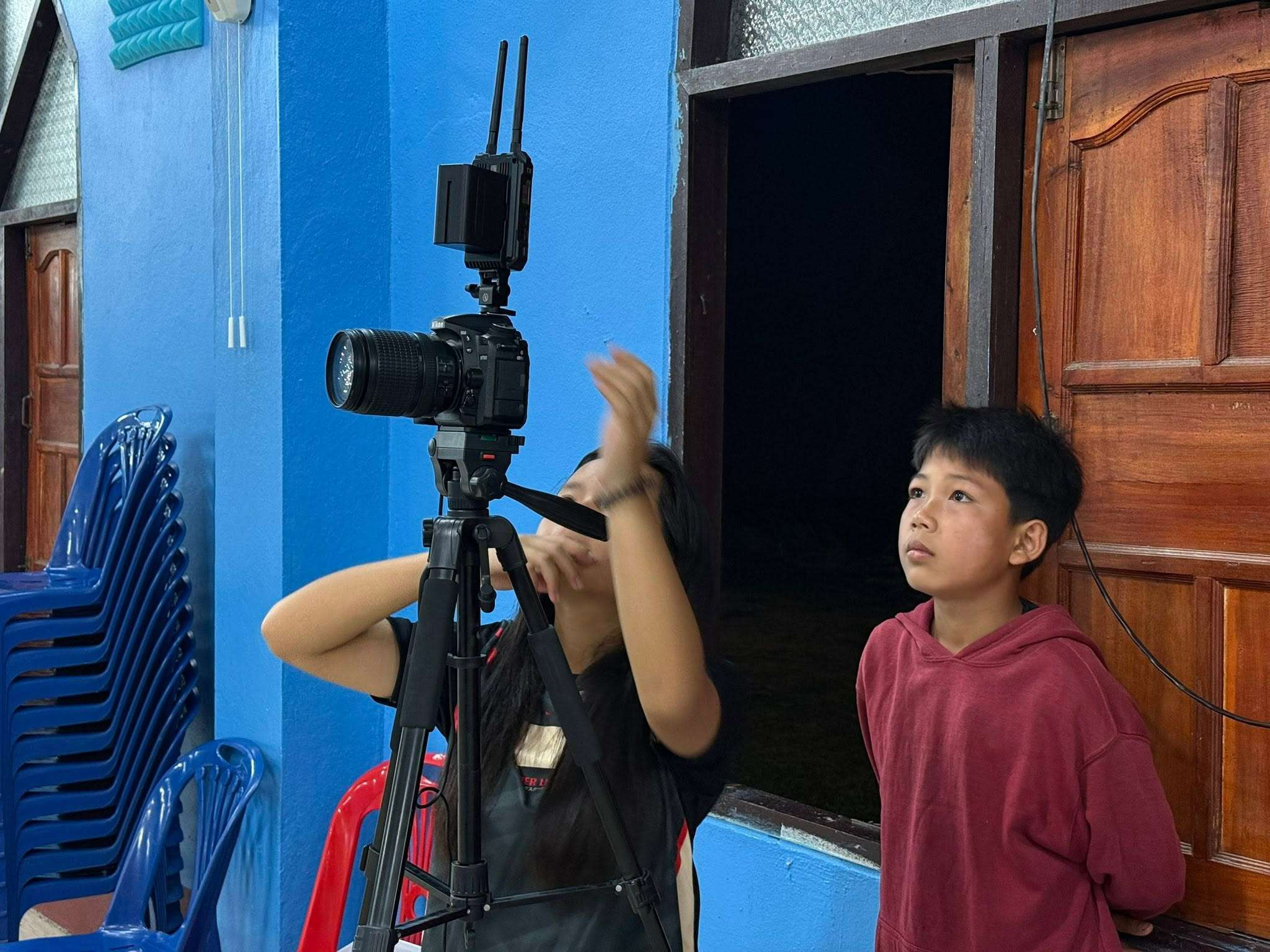 Backstage camera