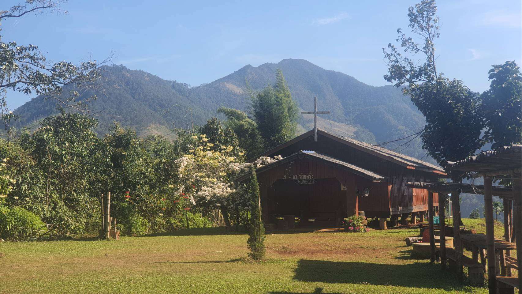 The church area in the community.