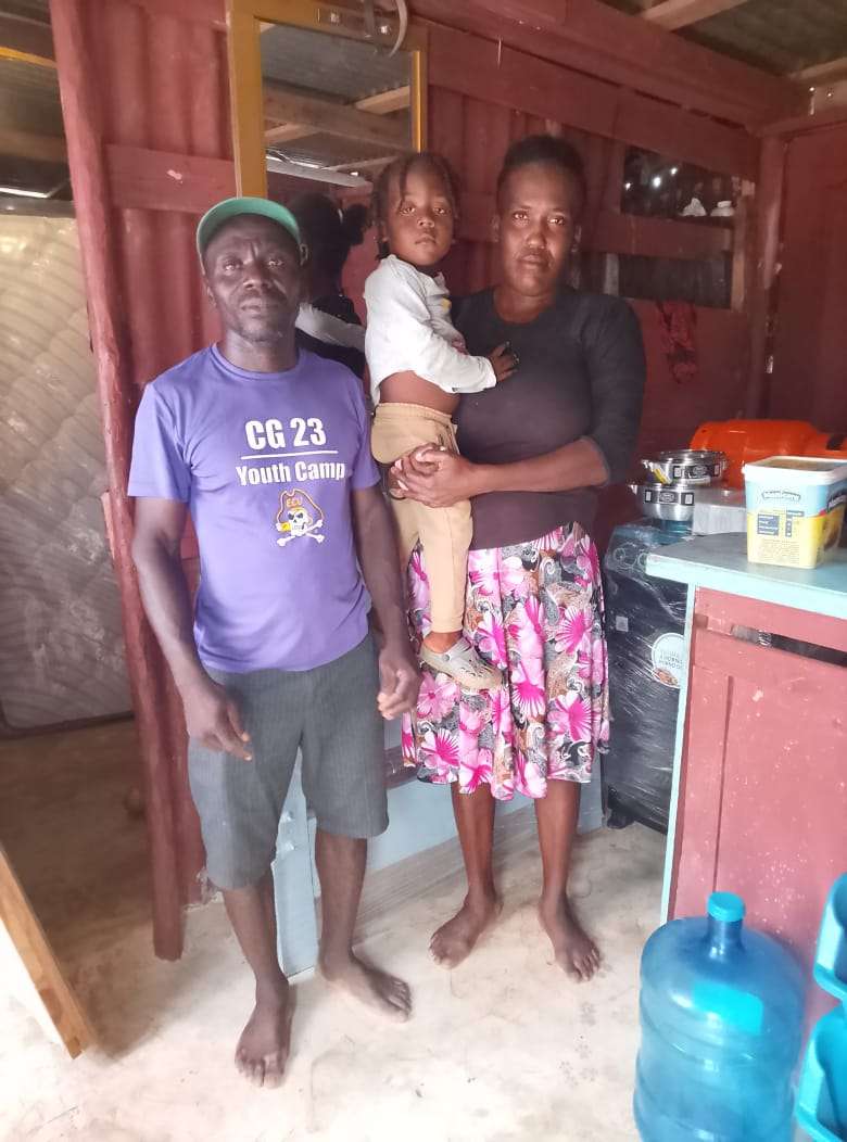 A new beginning with a bed and a stove