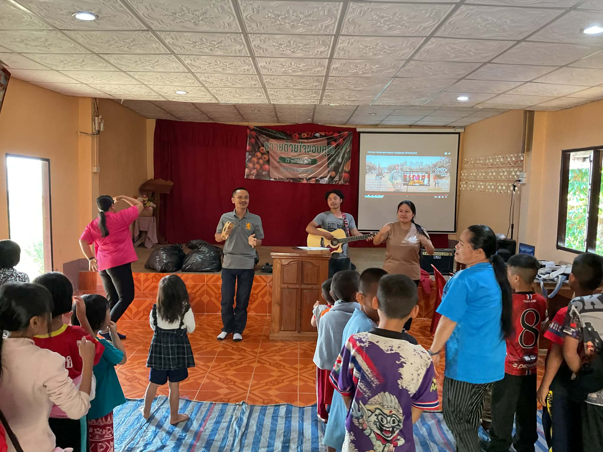 Worship uses a single guitar