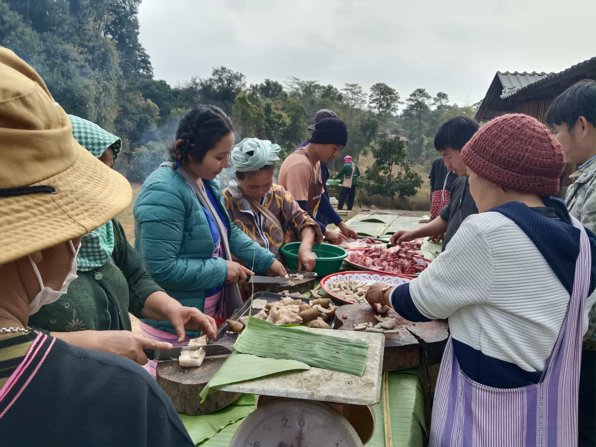 Surplus Pork Processing for Home-Based Income
