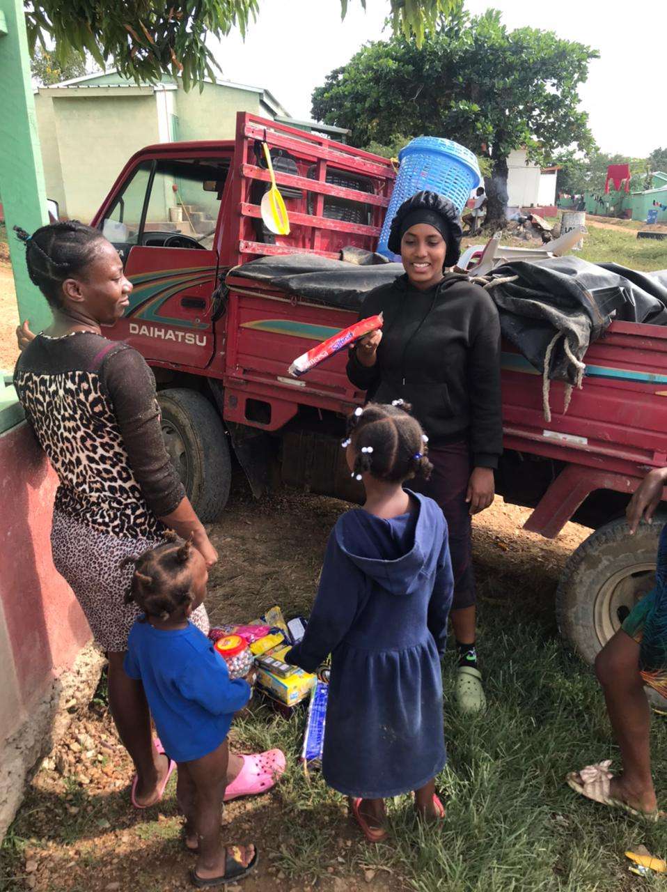 the young woman in the work area