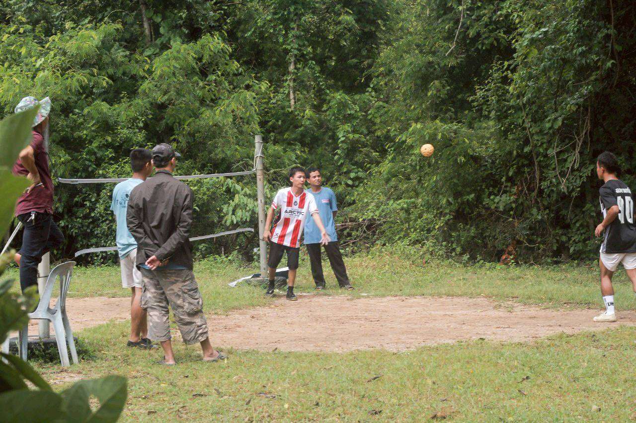Takraw sports field set up for traditional and competitive play.