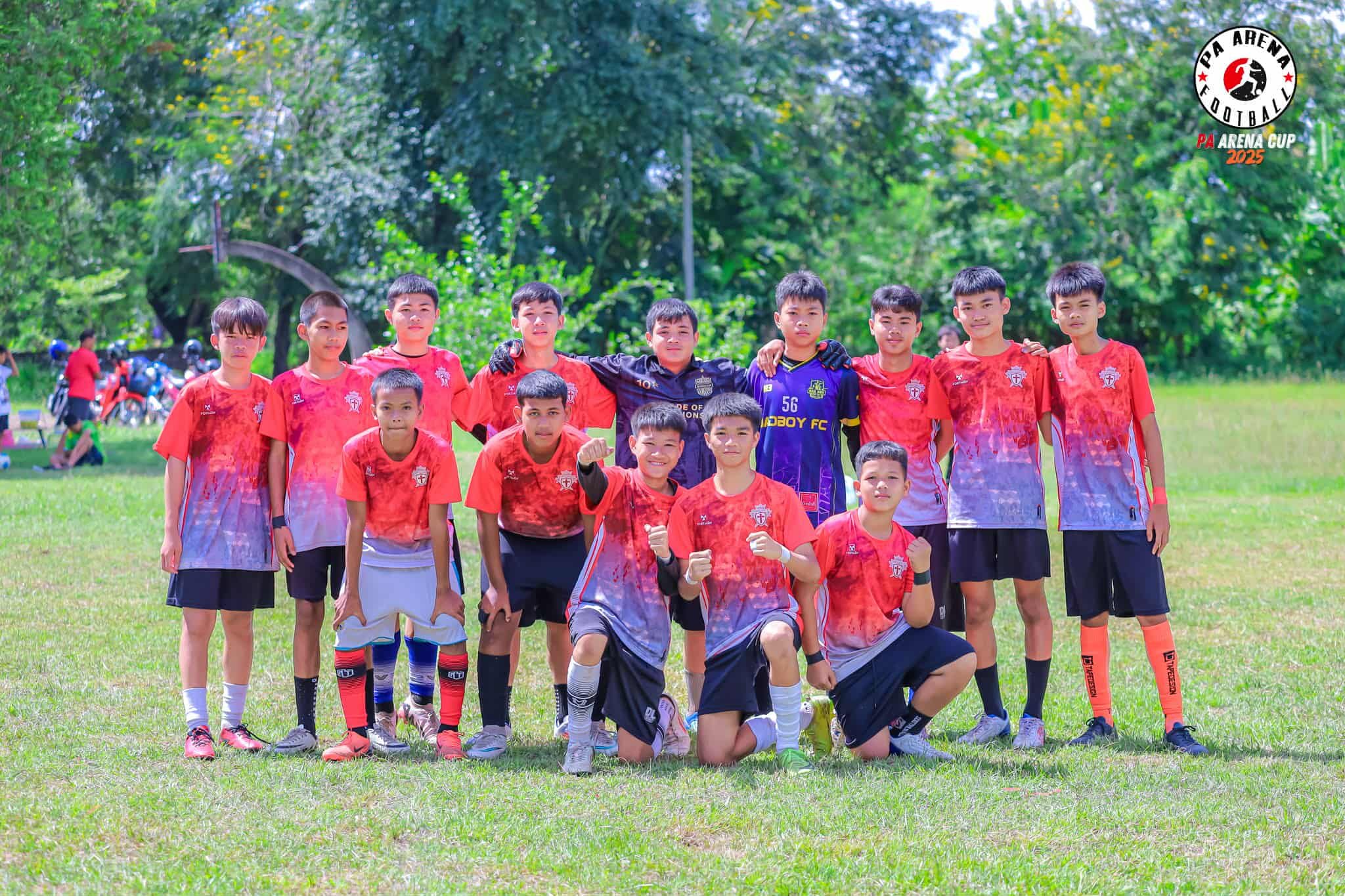 The current church football team