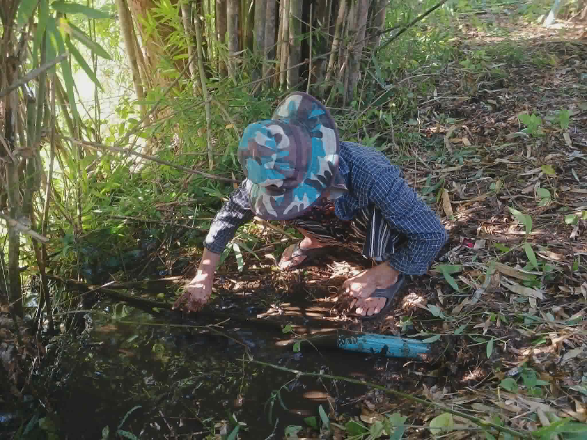 Due to the high level of sediment, the water cannot flow properly through the pipe.