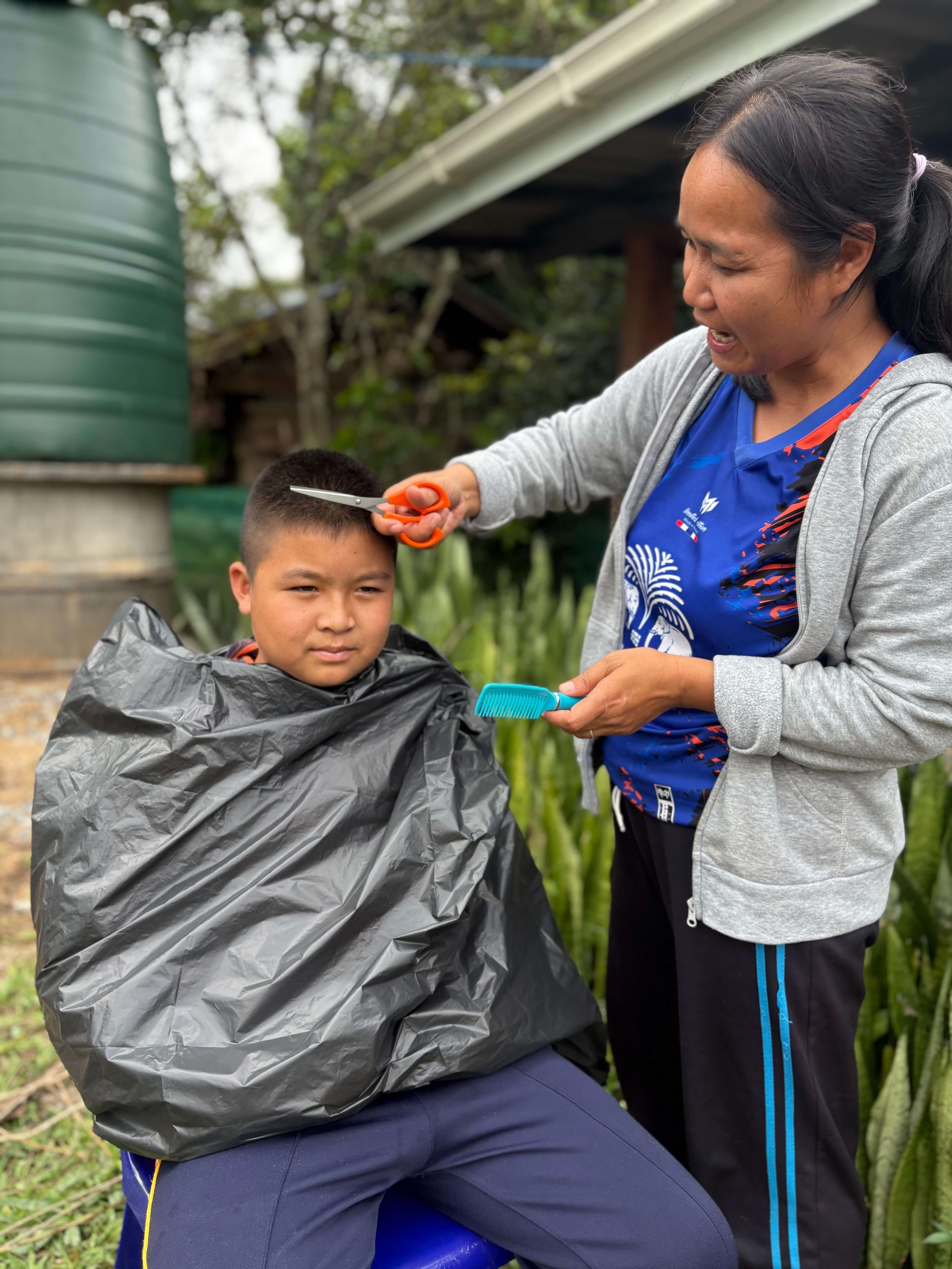 Children need a haircut every month, and we have limited equipment.