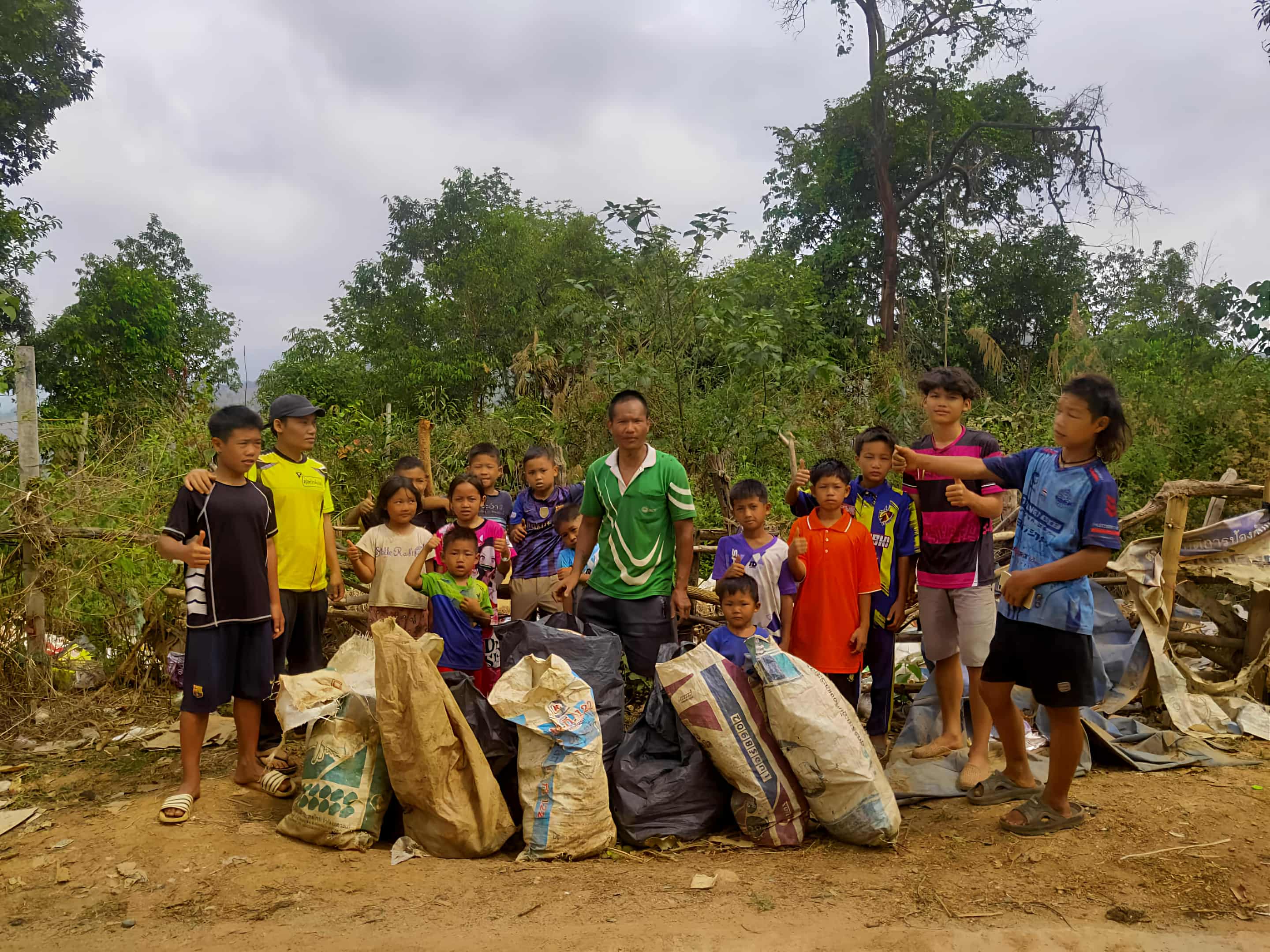 Unsorted and unorganized waste