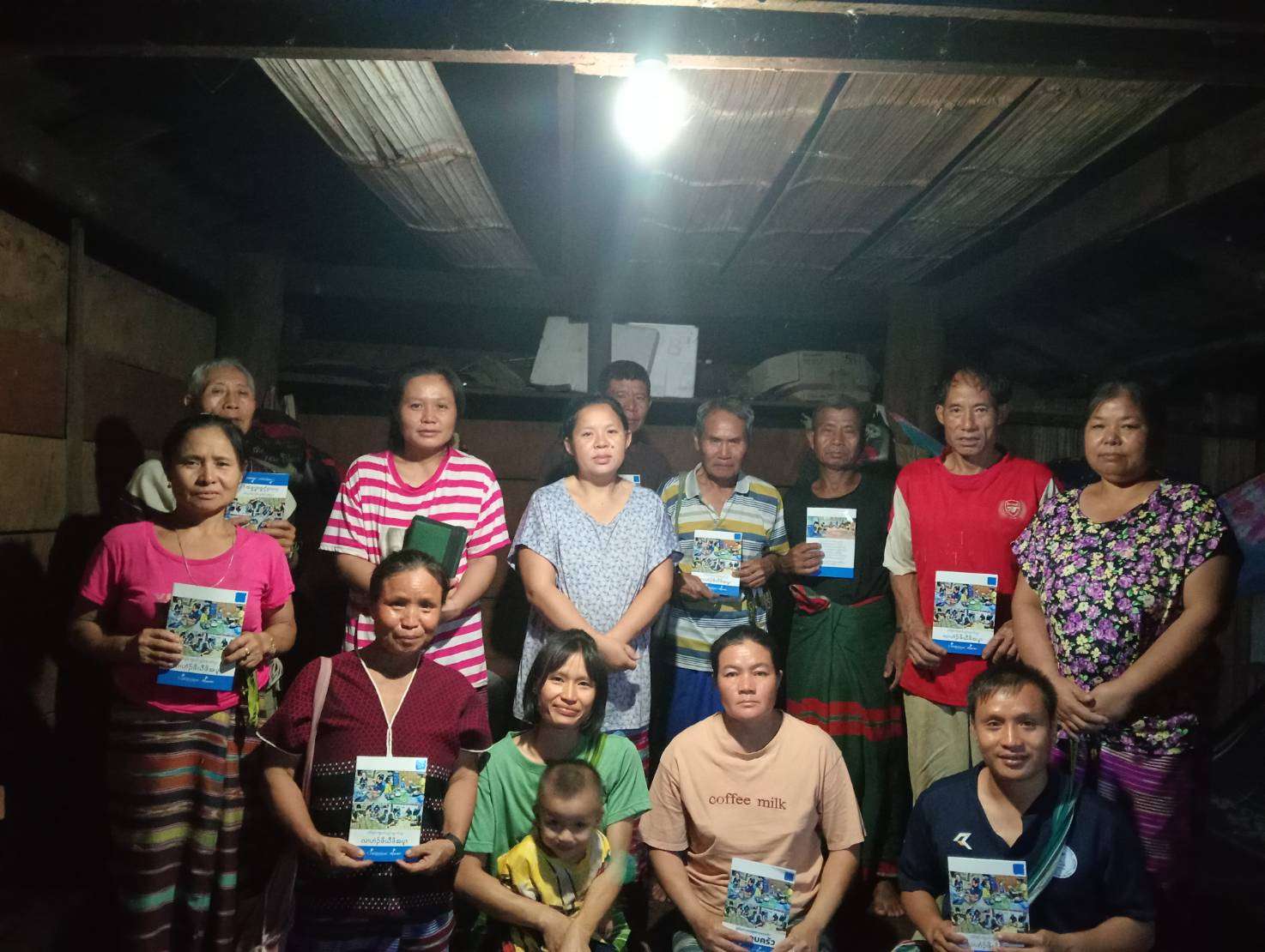 Families are strong by caring for each other.