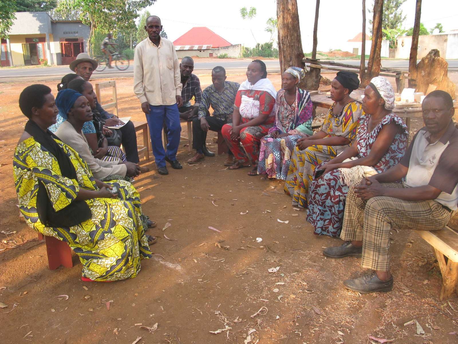 Association members meeting to discuss their Carpentry business.