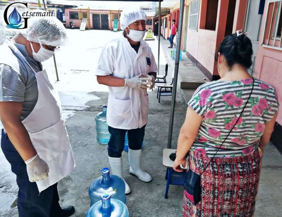 Purified water for families.