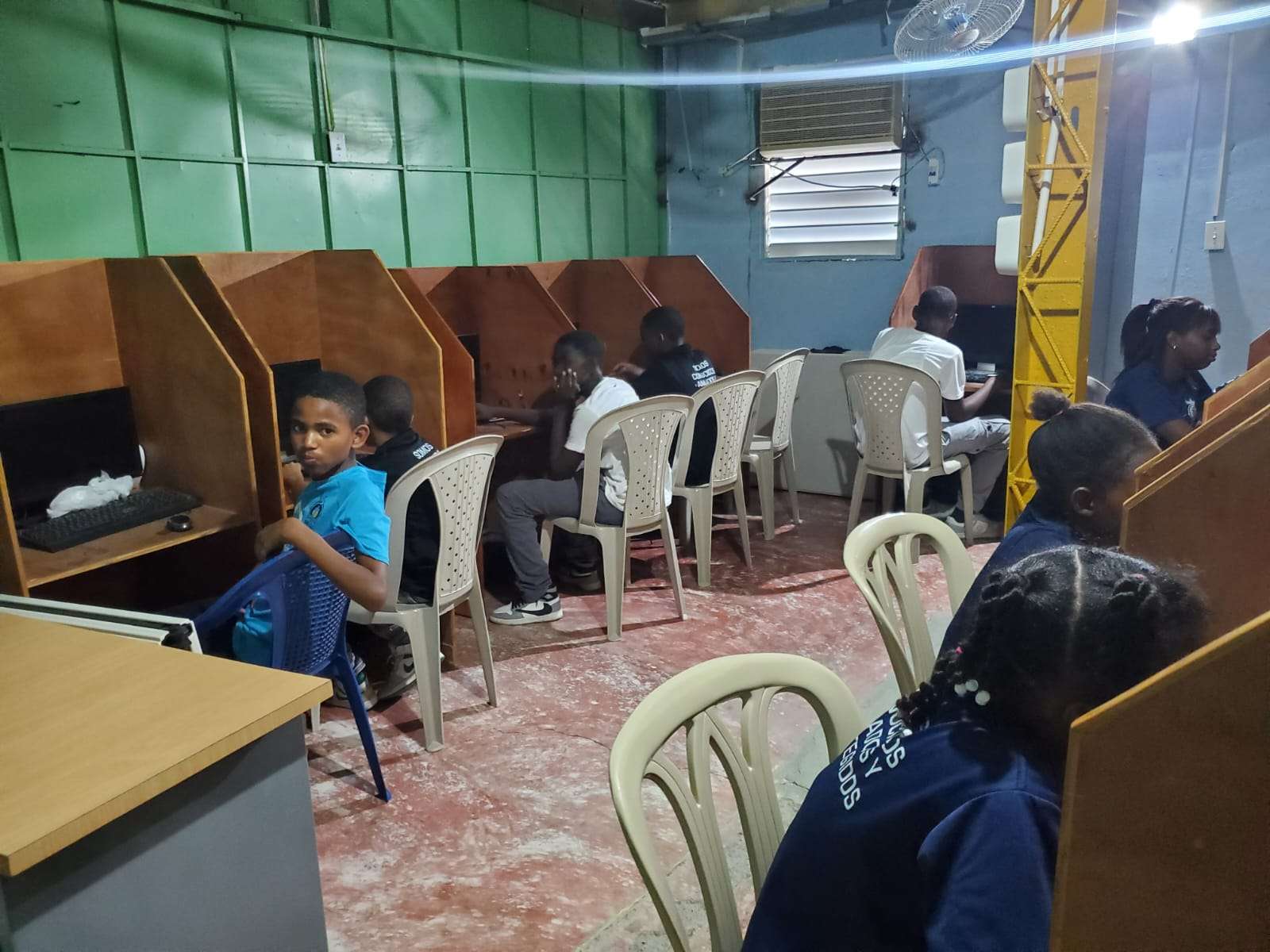 Children who want to take computer classes