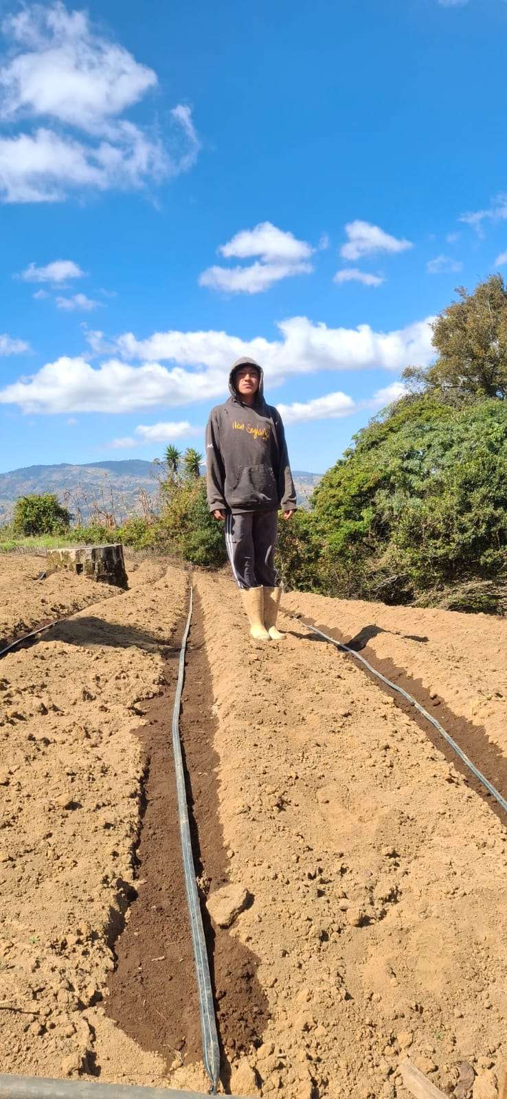 A participant who helps his father every day