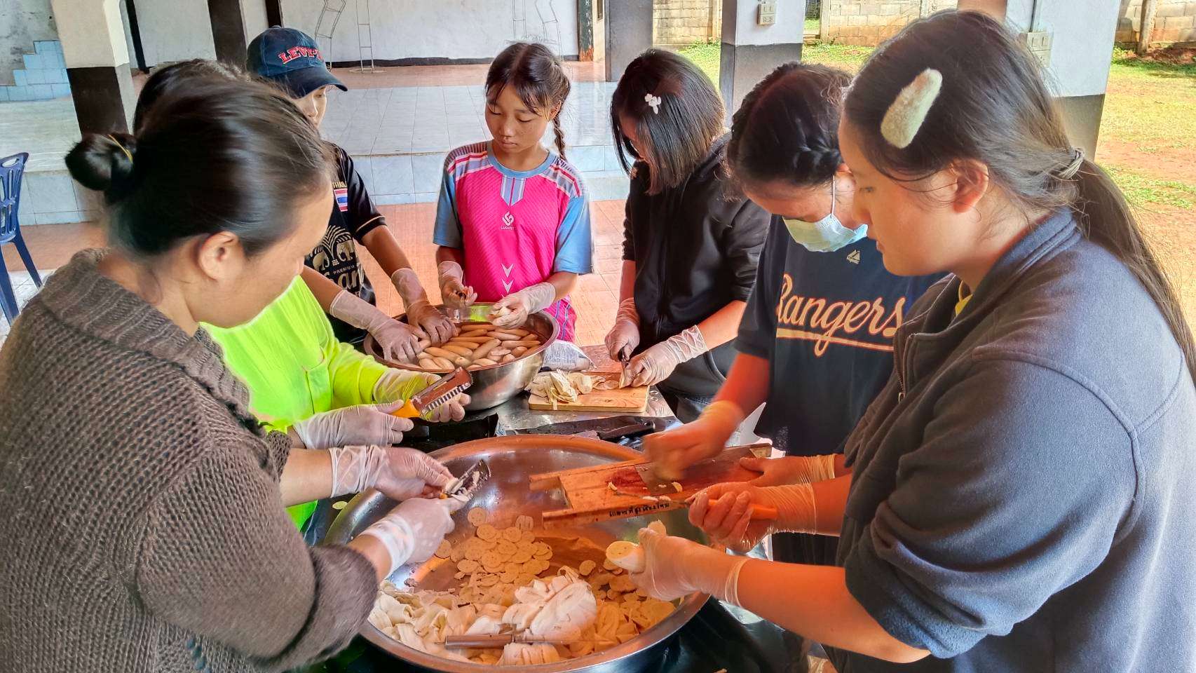 Organized training to provide knowledge on the process of making banana chips.
