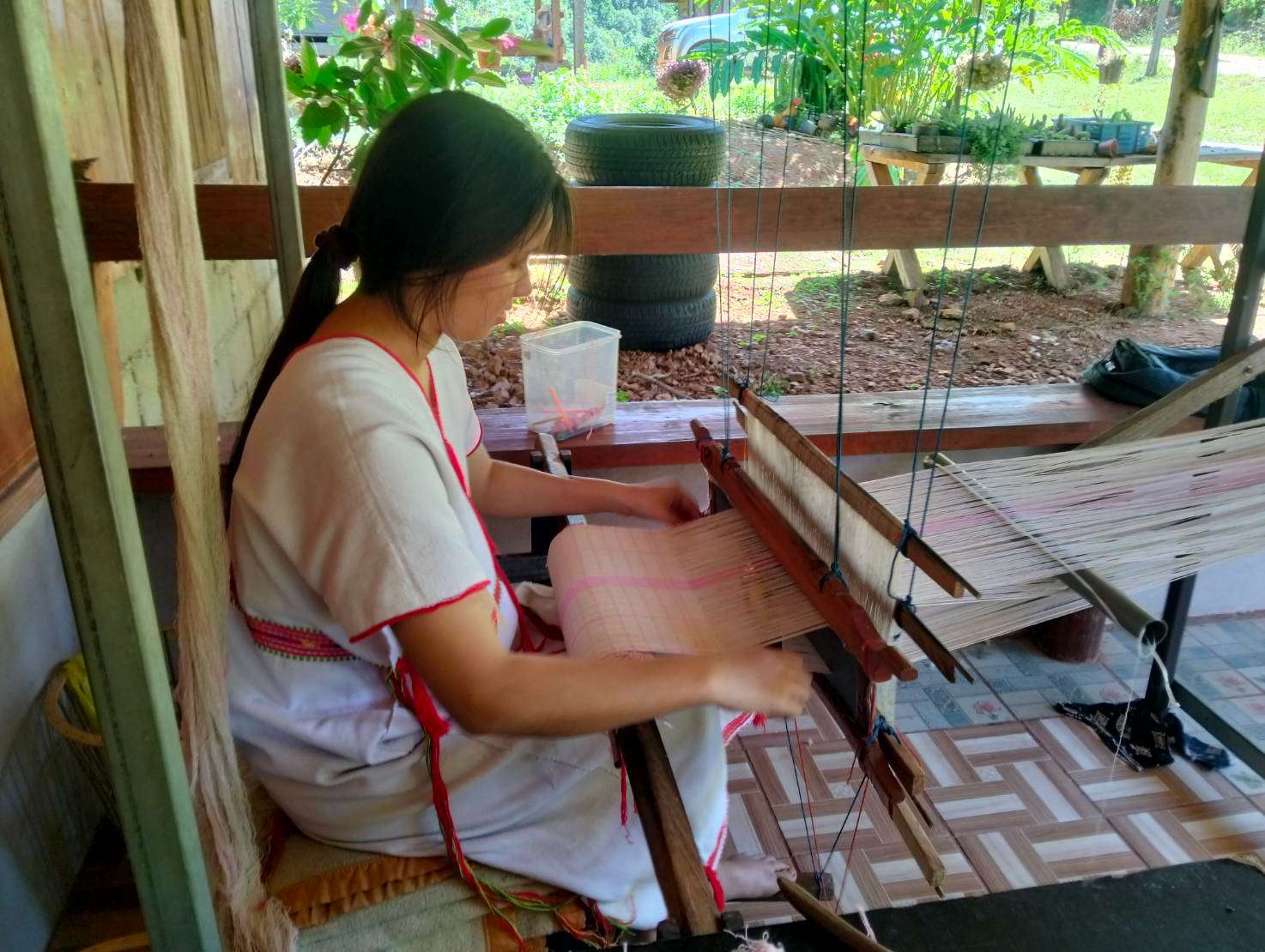 Traditional weaving tools