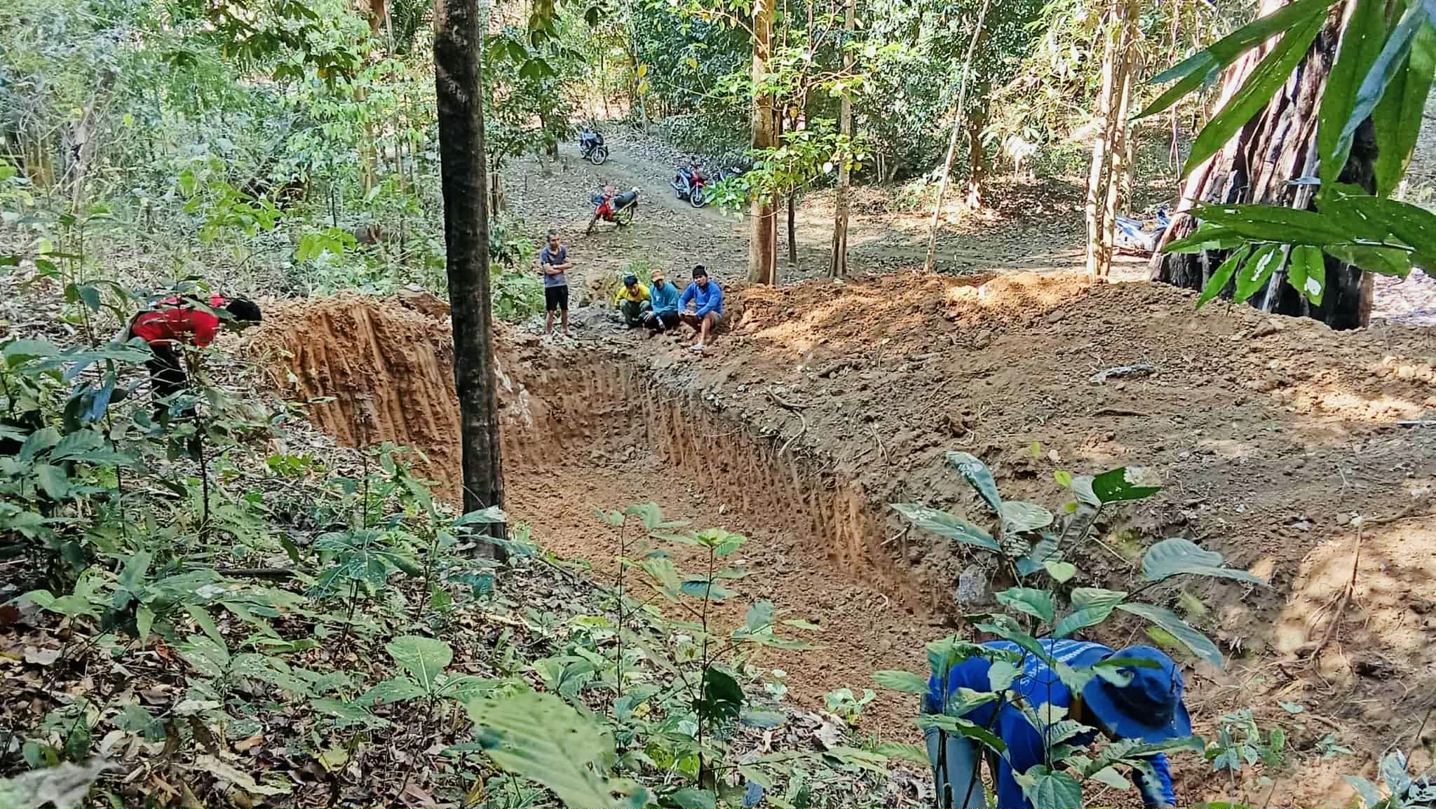 We have made corrections to the garbage pit to dispose of the garbage.