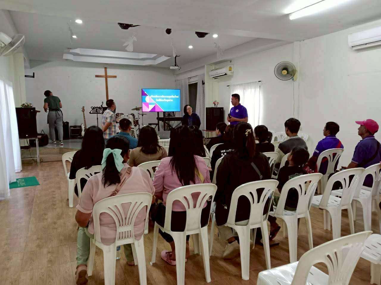 The youth received guidance on an overview of income generation in the church.