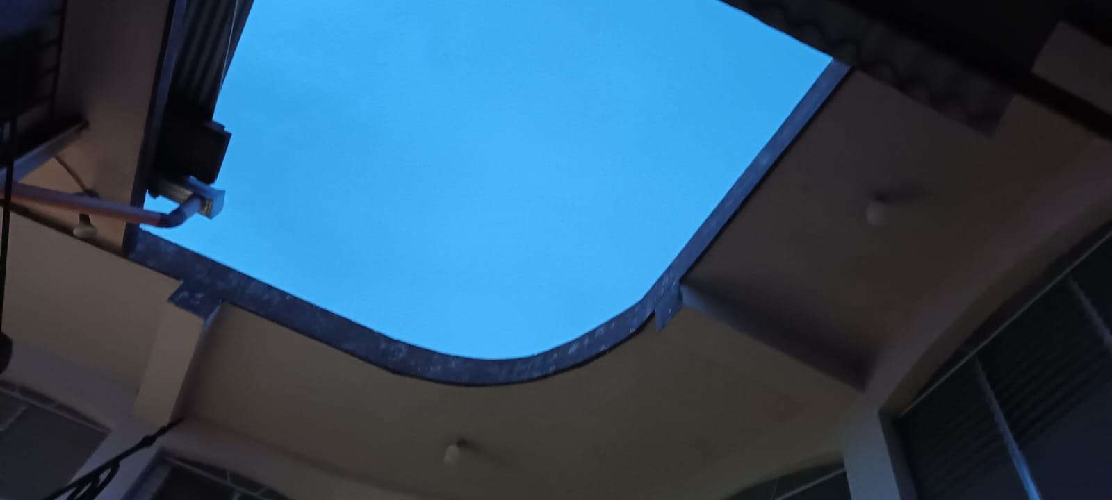 Internal view of the area to be circulated