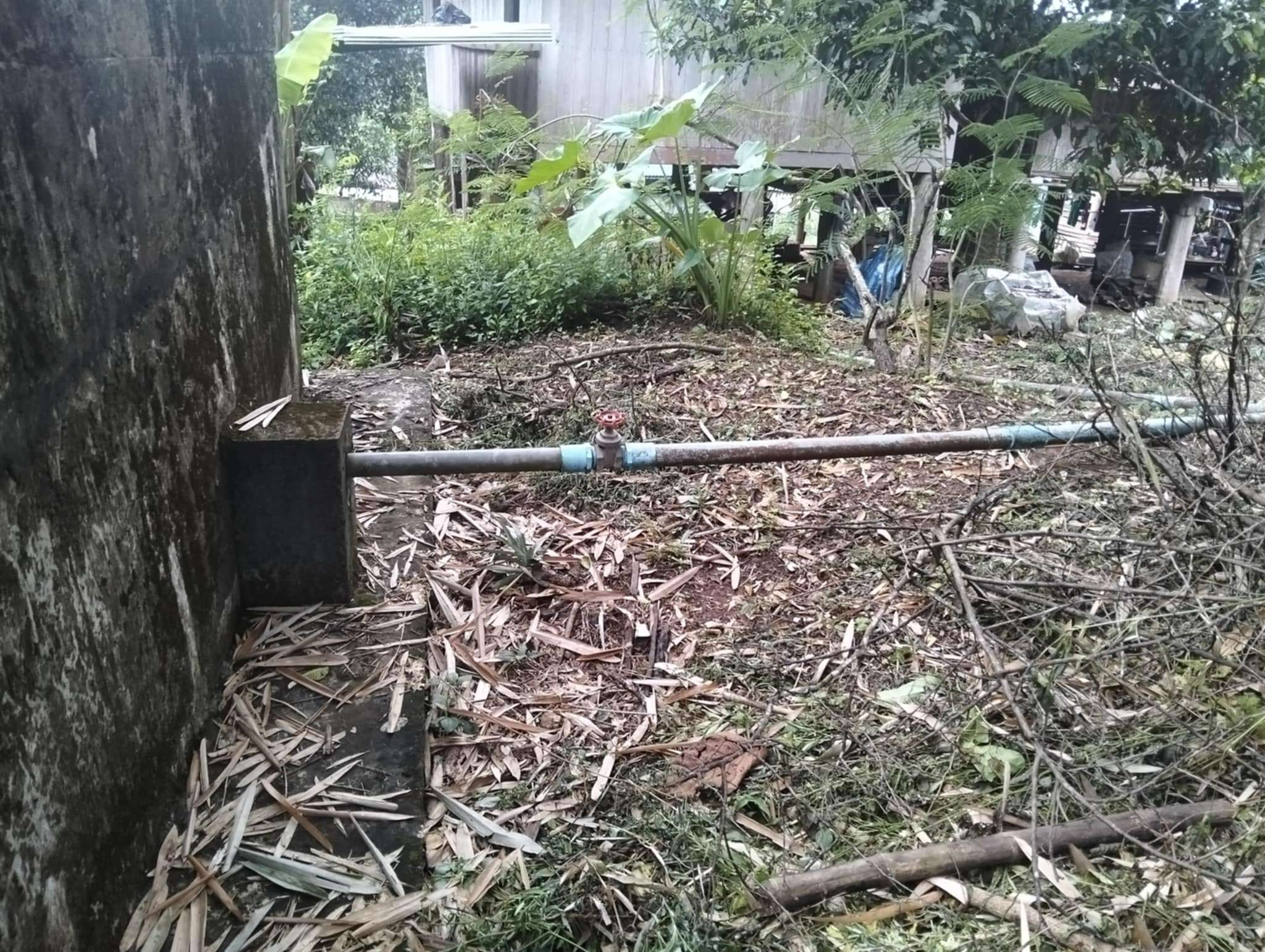 A control valve regulates and releases water to the households of the children.