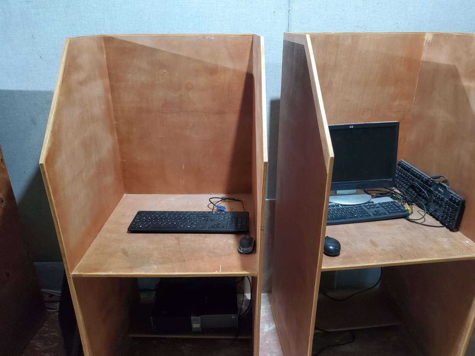 The computers are damaged and do not turn on