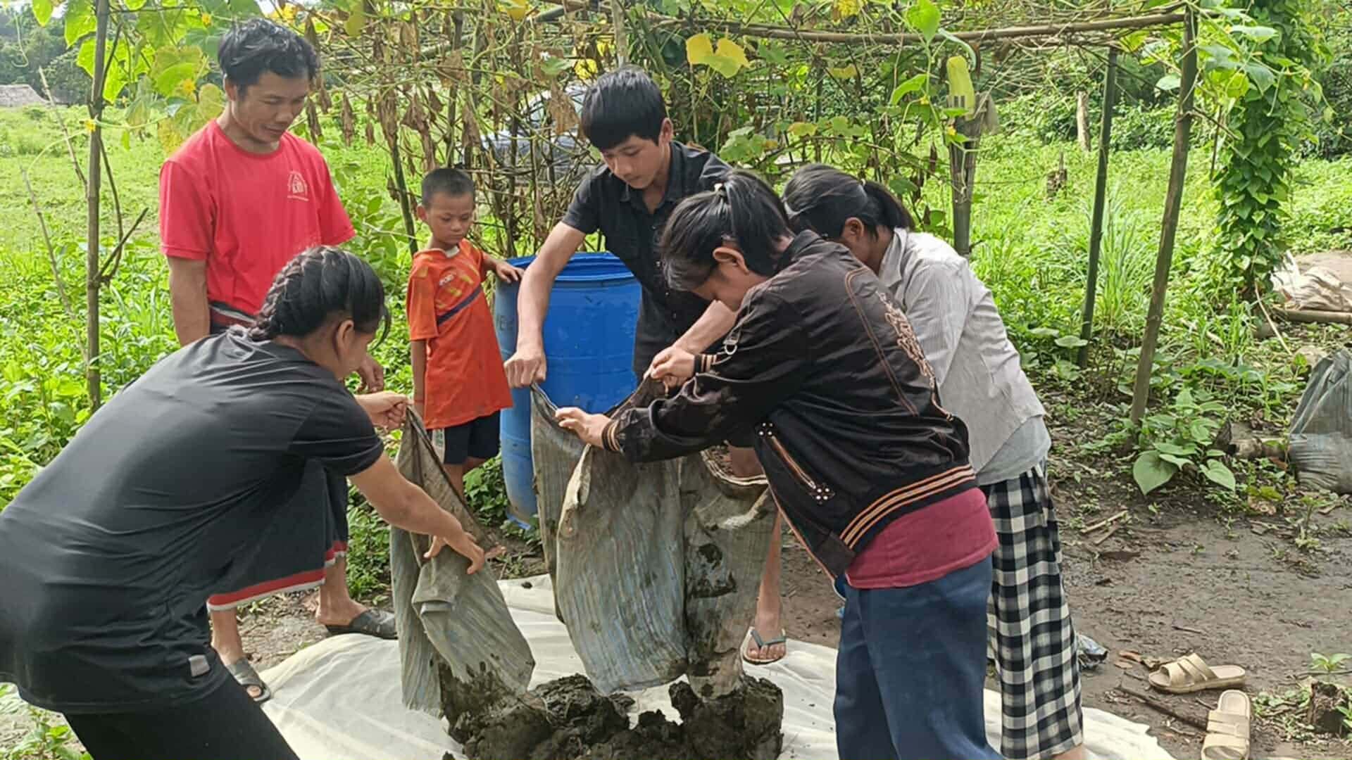 Making compost