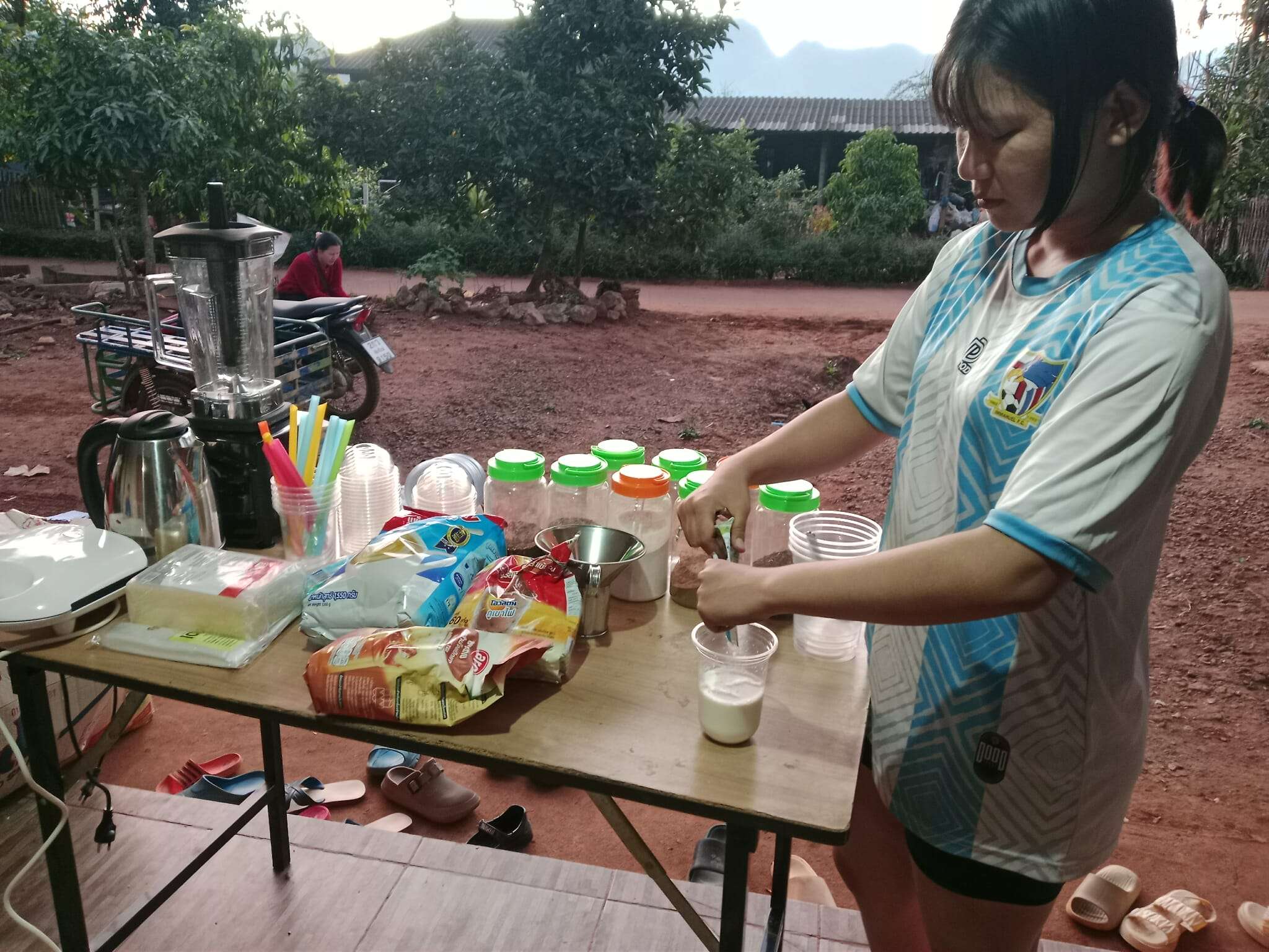 Preparing the beverages