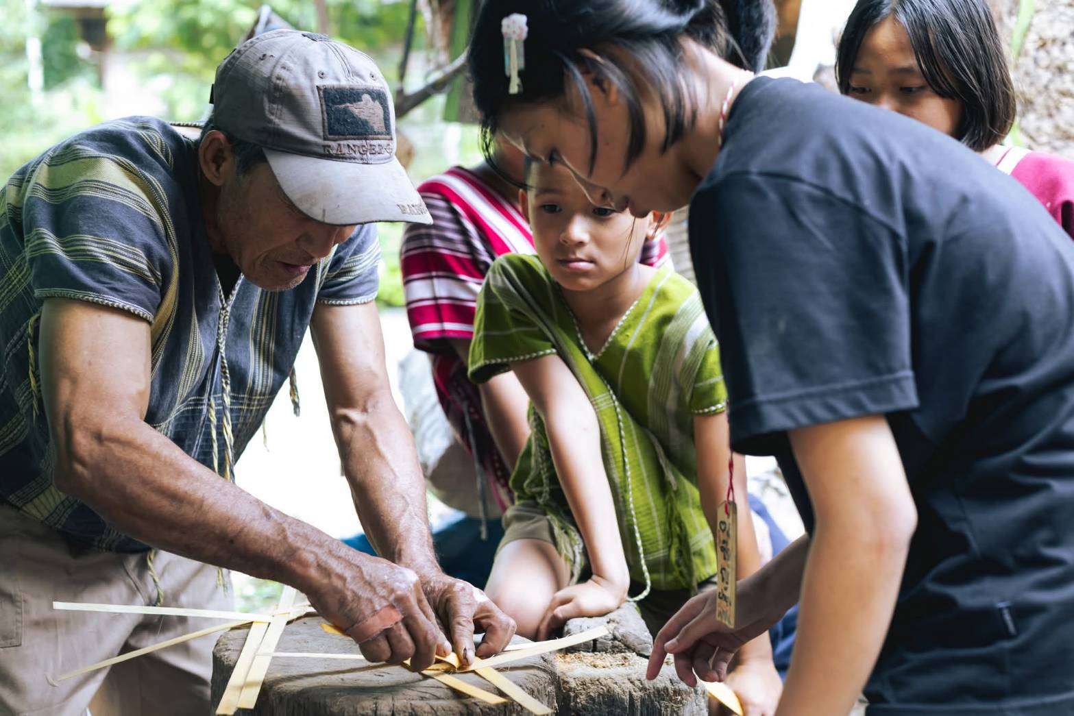 Make toys from bamboo.