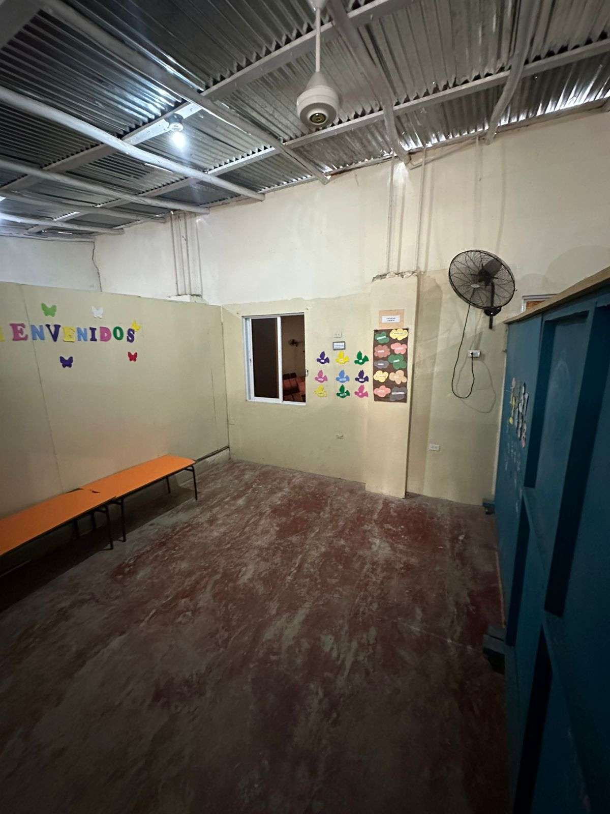 Space where classes will be taught.