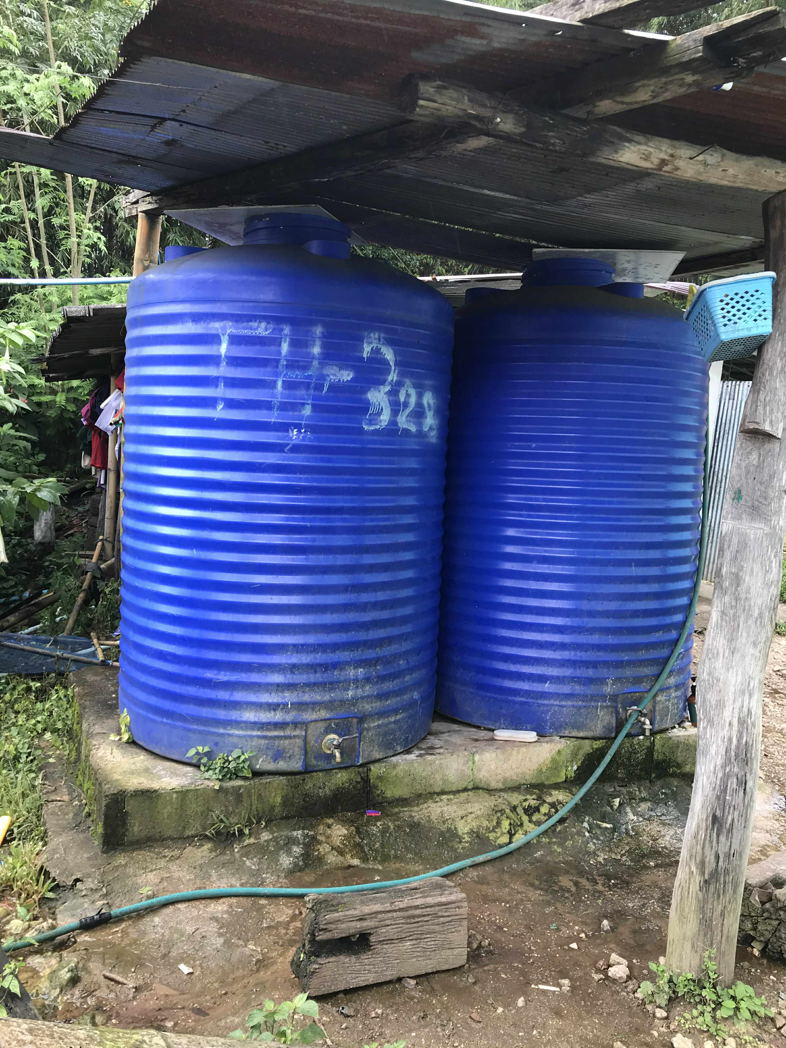 Condition of drinking water tanks that have been used for many years