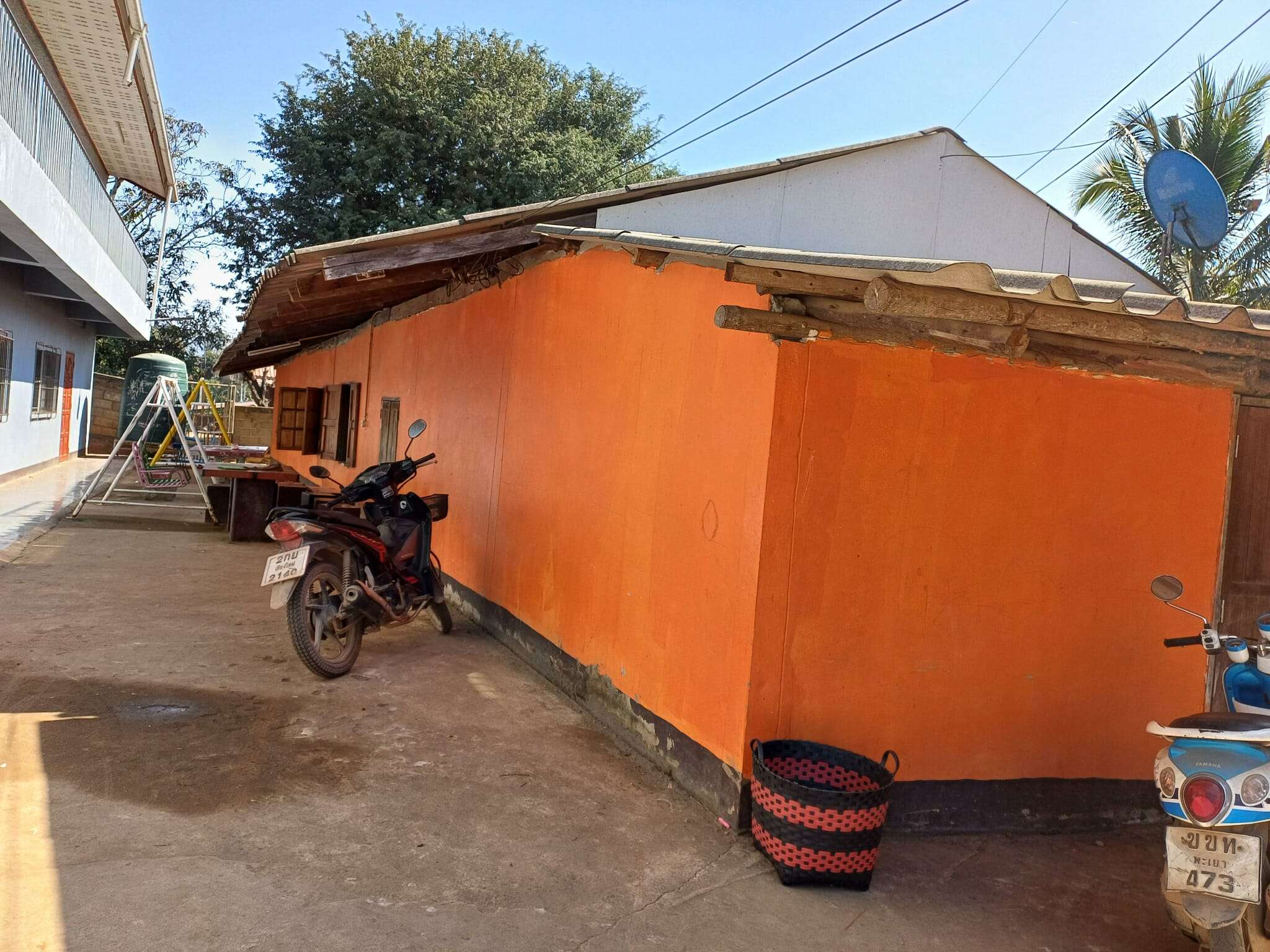 The orange building 