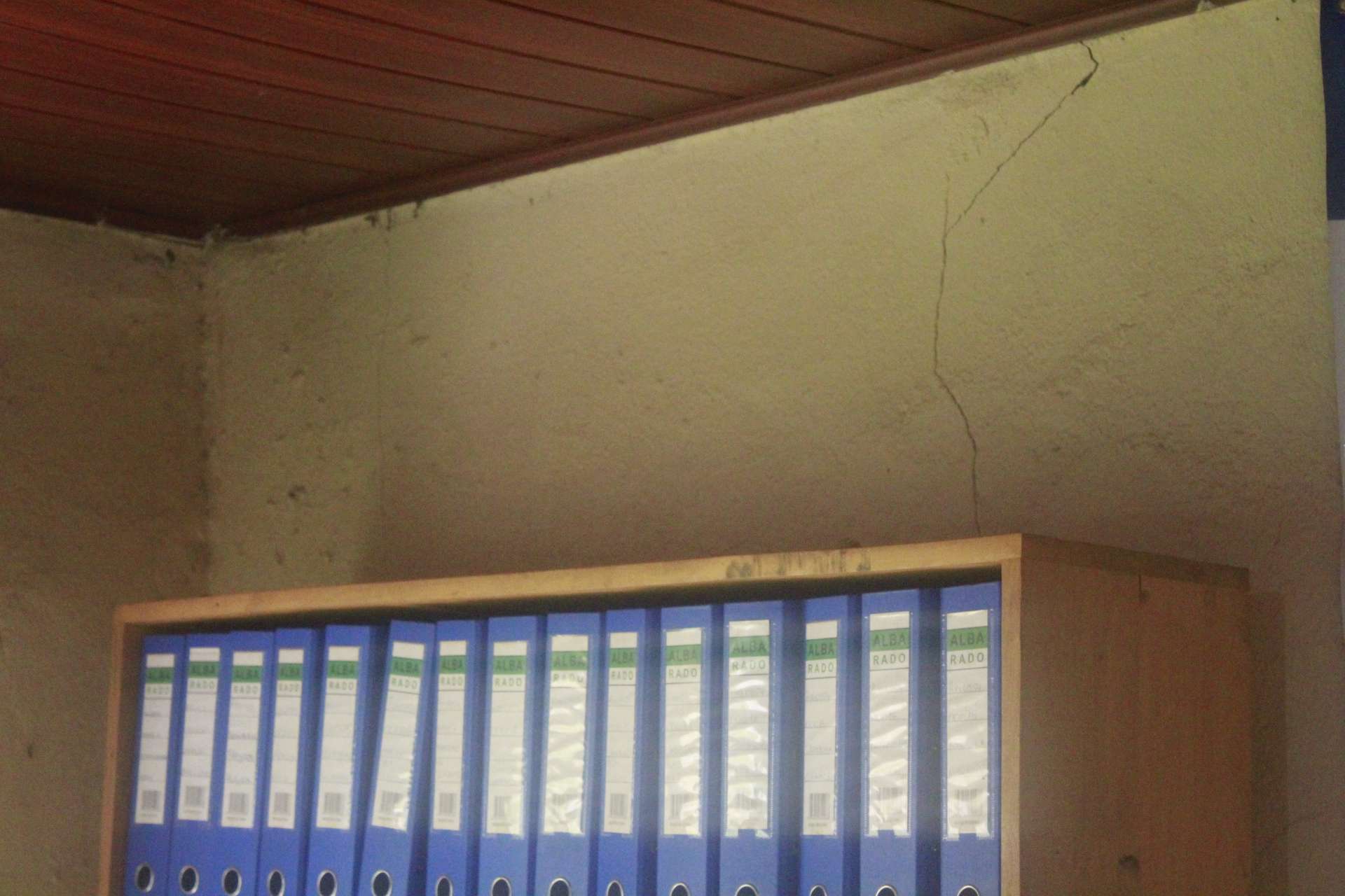 Walls are deteriorating in our current office building