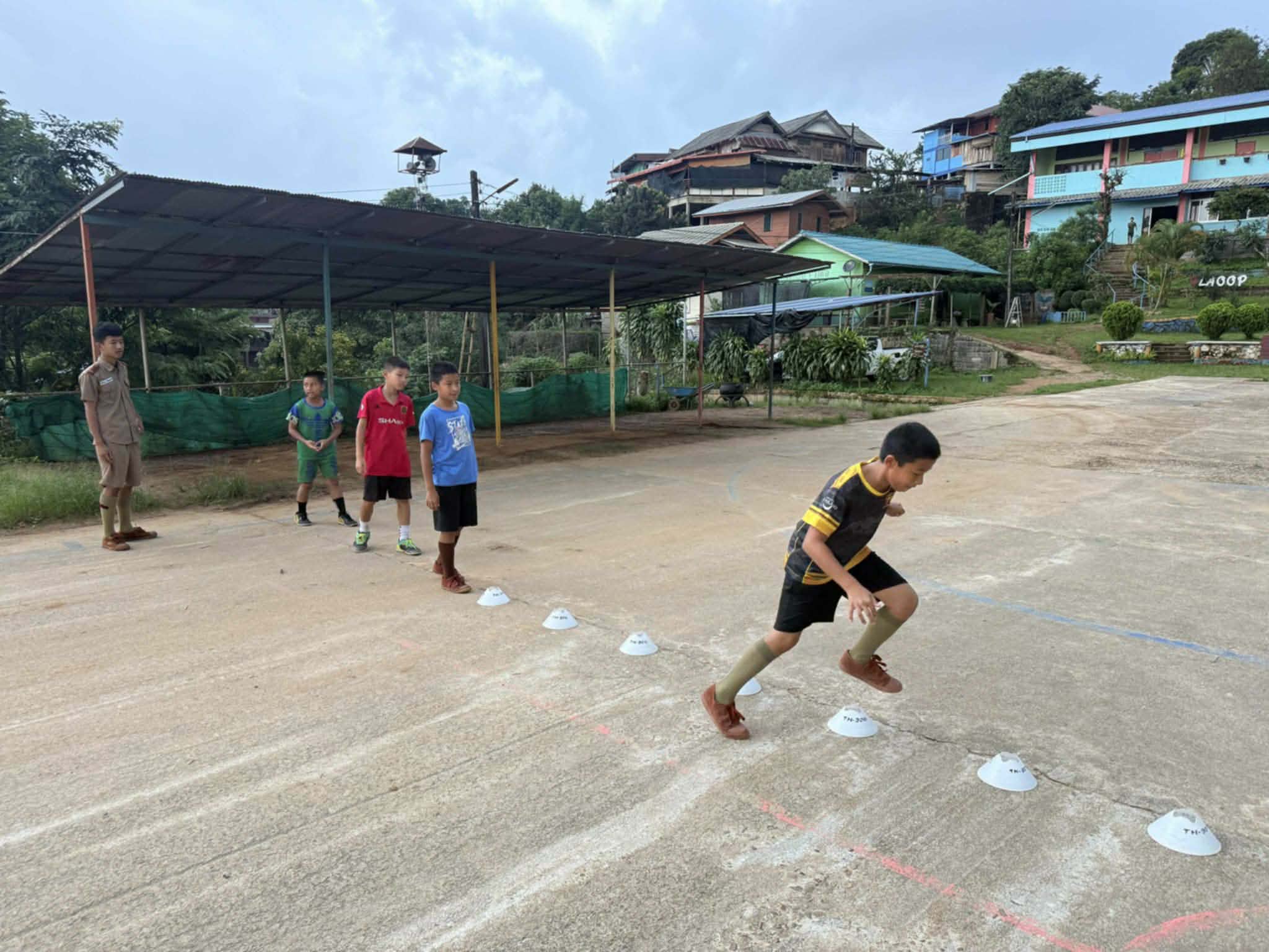 Practice your playing skills using the available equipment.
