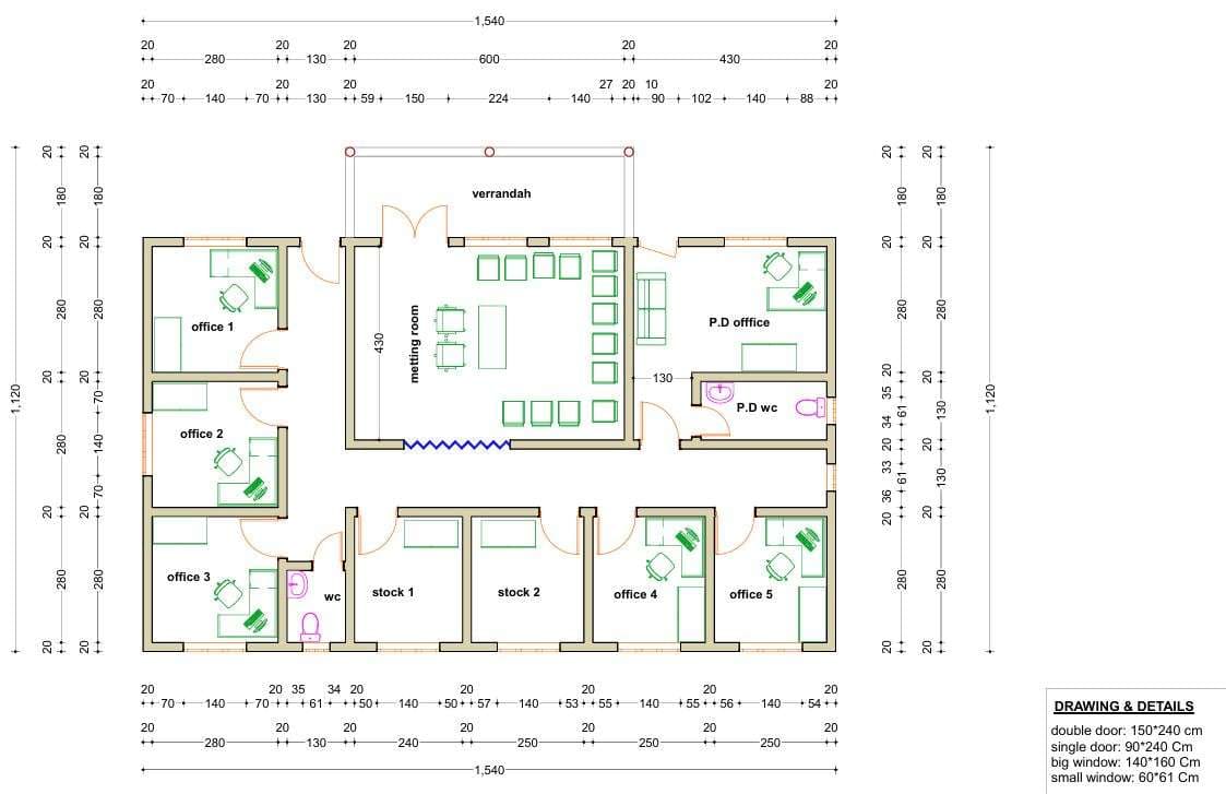 New child center floor plan