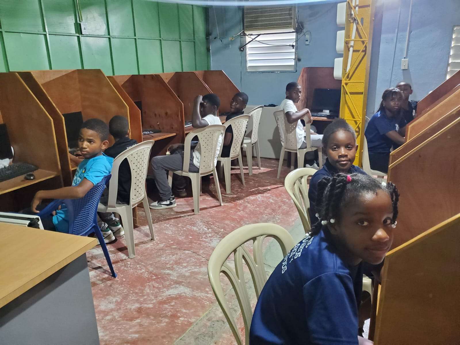 Children who want to take computer classes