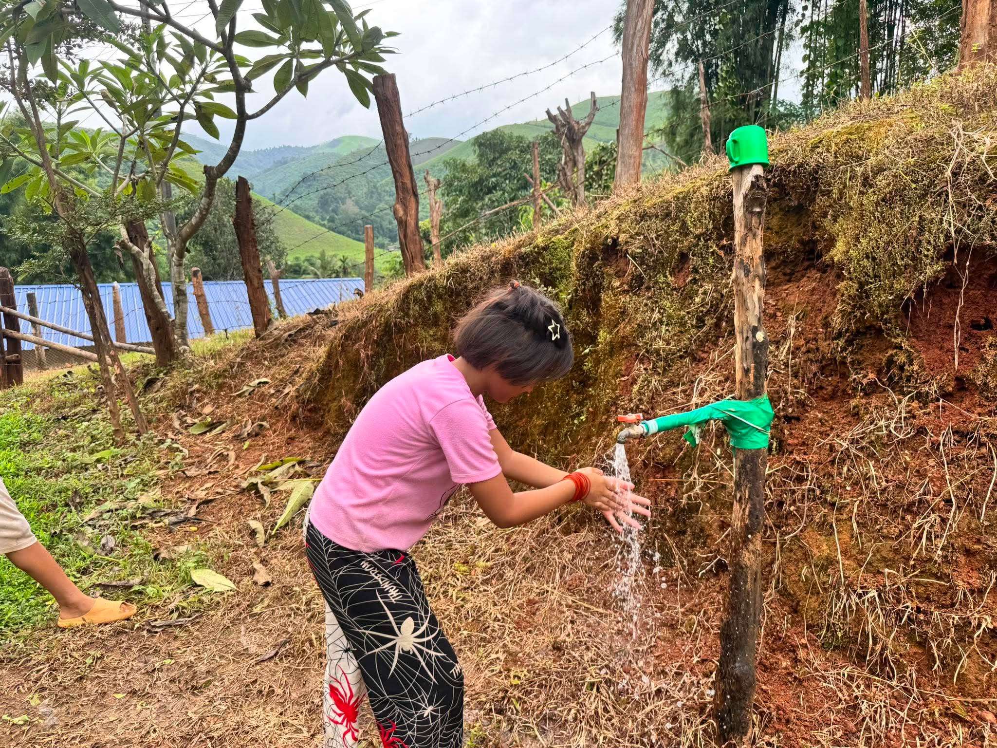 The existing water supply can be used for washing and daily household activities, but it is not safe for drinking due to the lack of proper filtration and treatment.