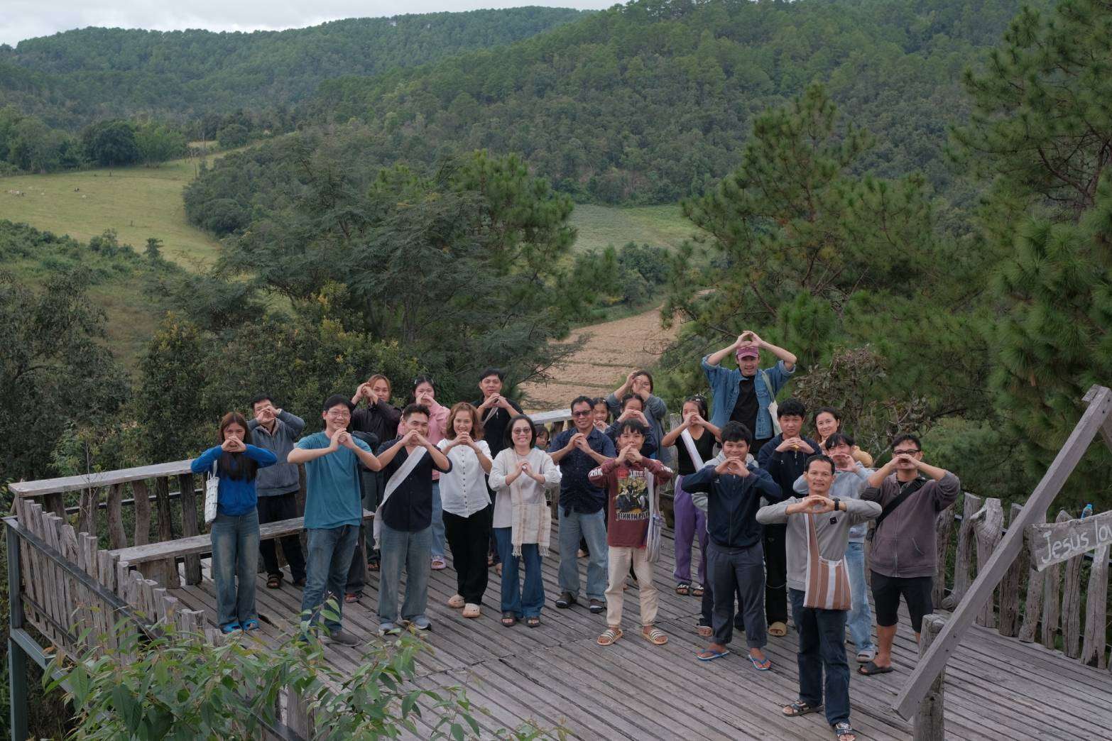 Some youth church leaders attended a coffee training session.