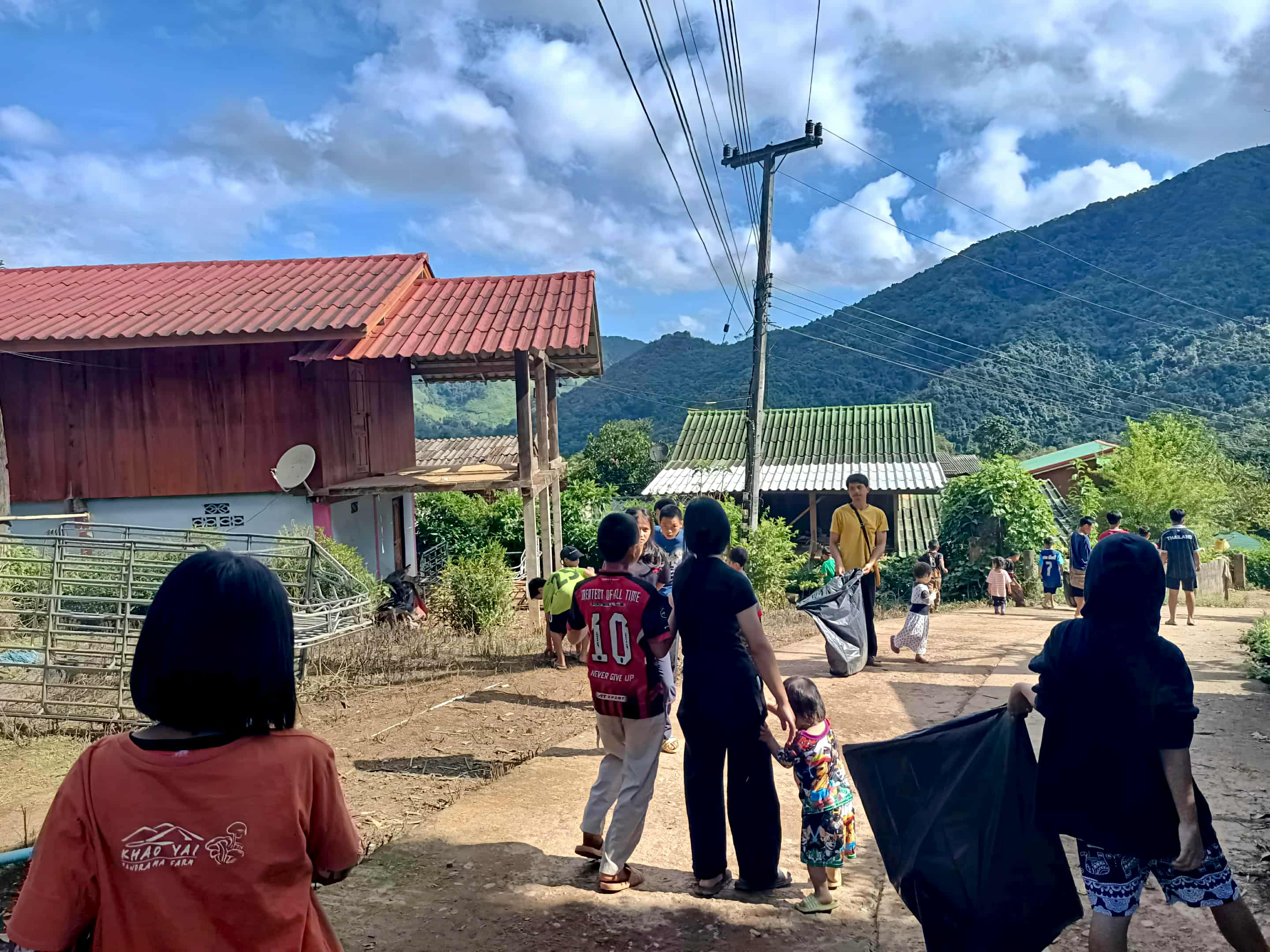 Some children get respiratory disease from improper waste disposal